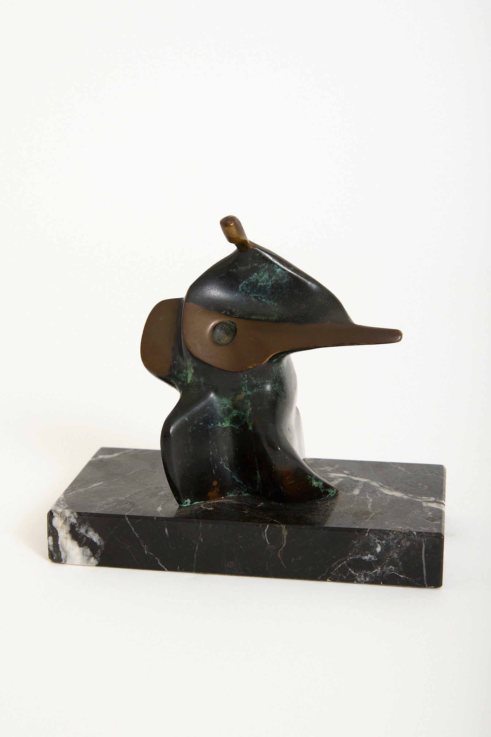 Bronze Sculpture of a Zither player