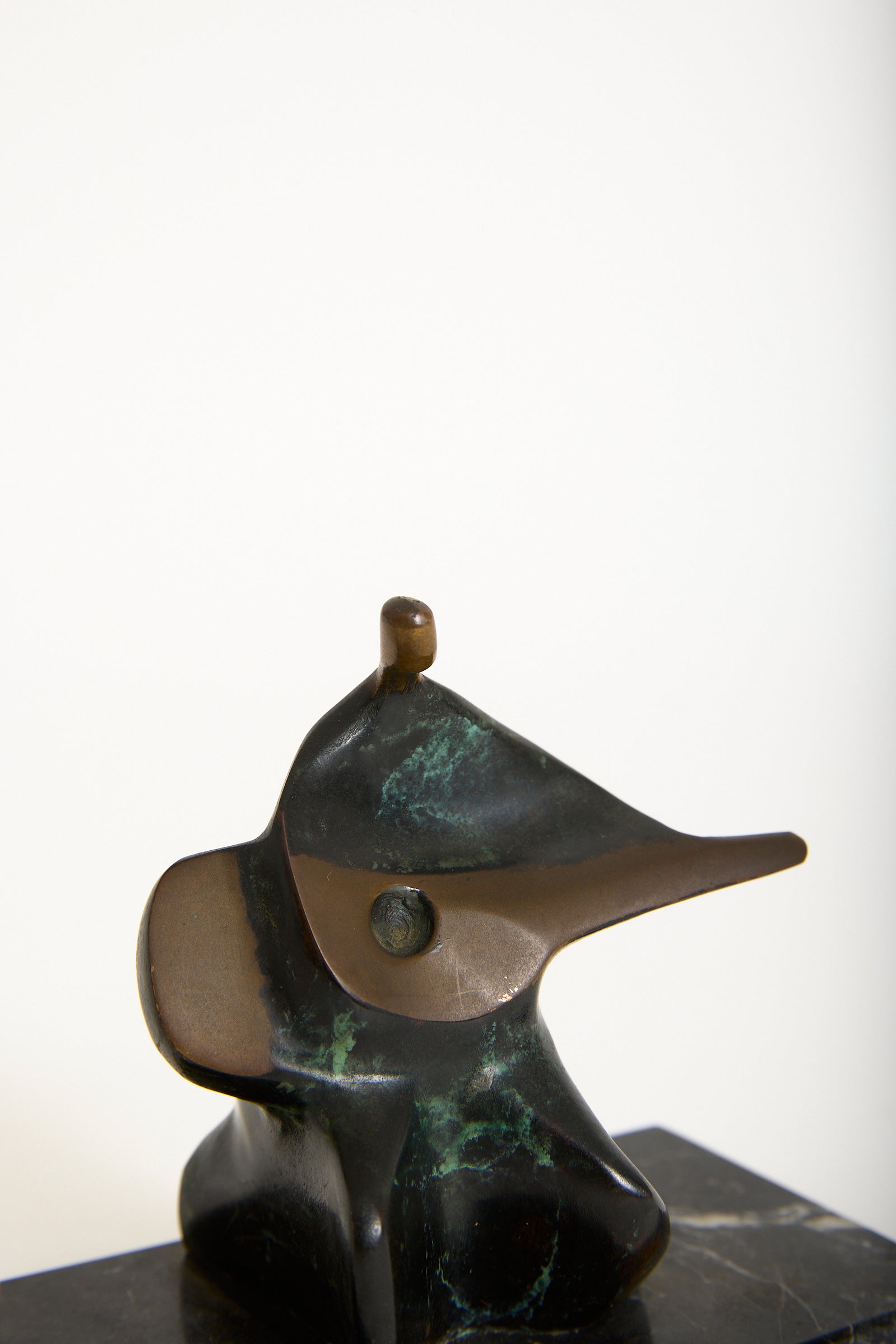 Bronze Sculpture of a Zither player