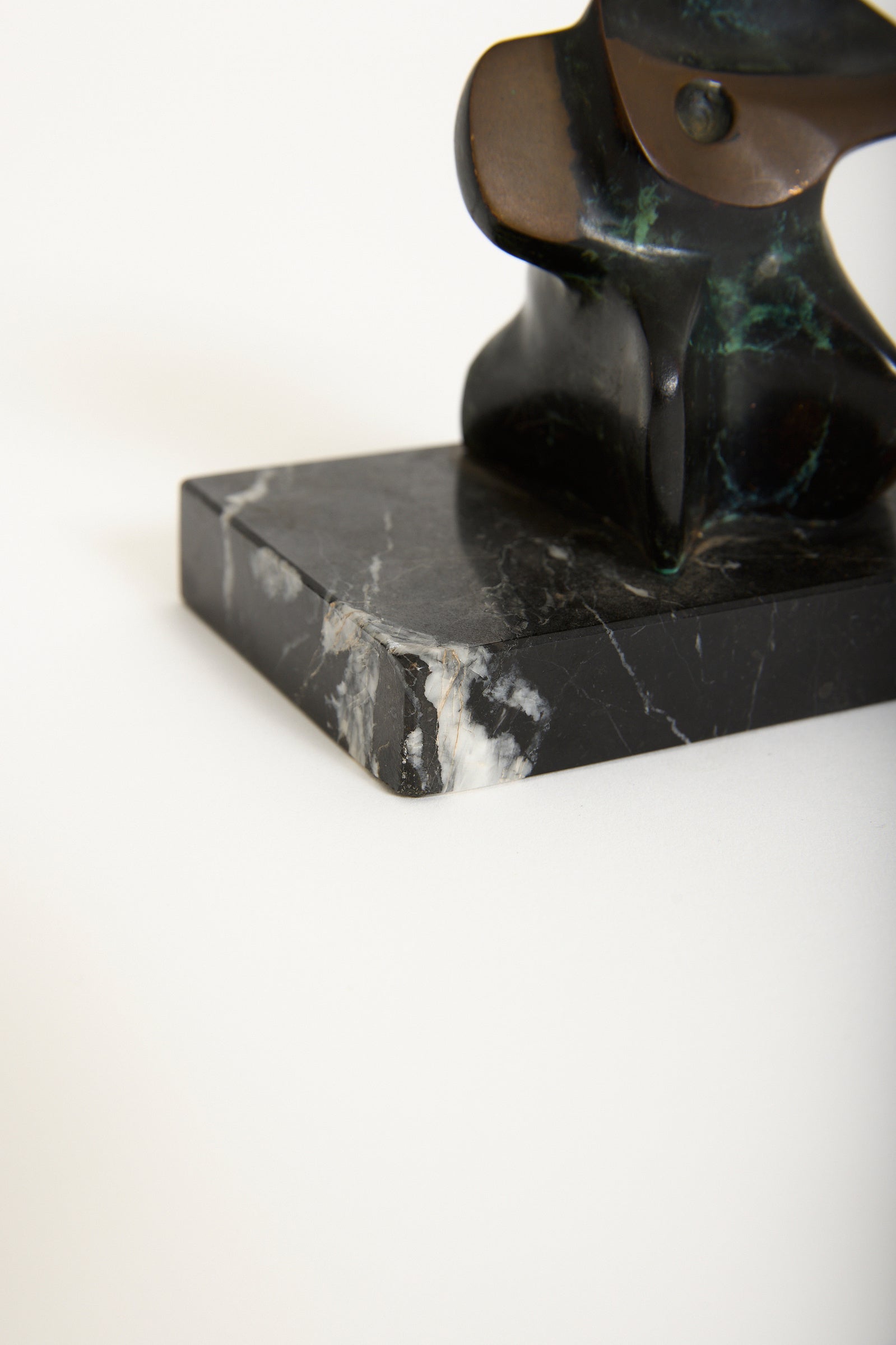 Bronze Sculpture of a Zither player