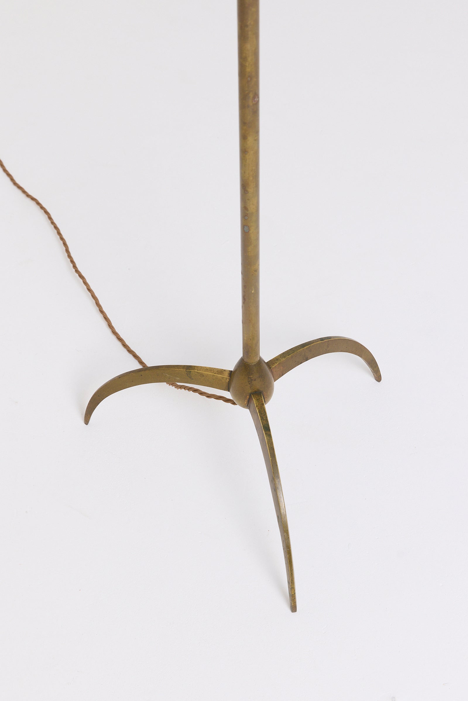 Mid-Century Brass Floor Lamp