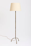 10008- Brass Bamboo Floor Lamp
