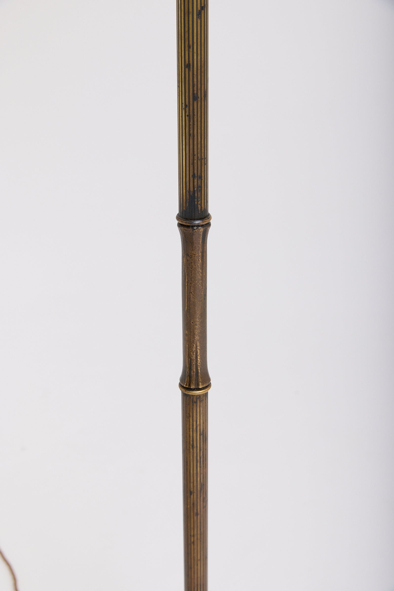 Brass Bamboo Floor Lamp