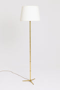 10013- Brass Bamboo Floor Lamp