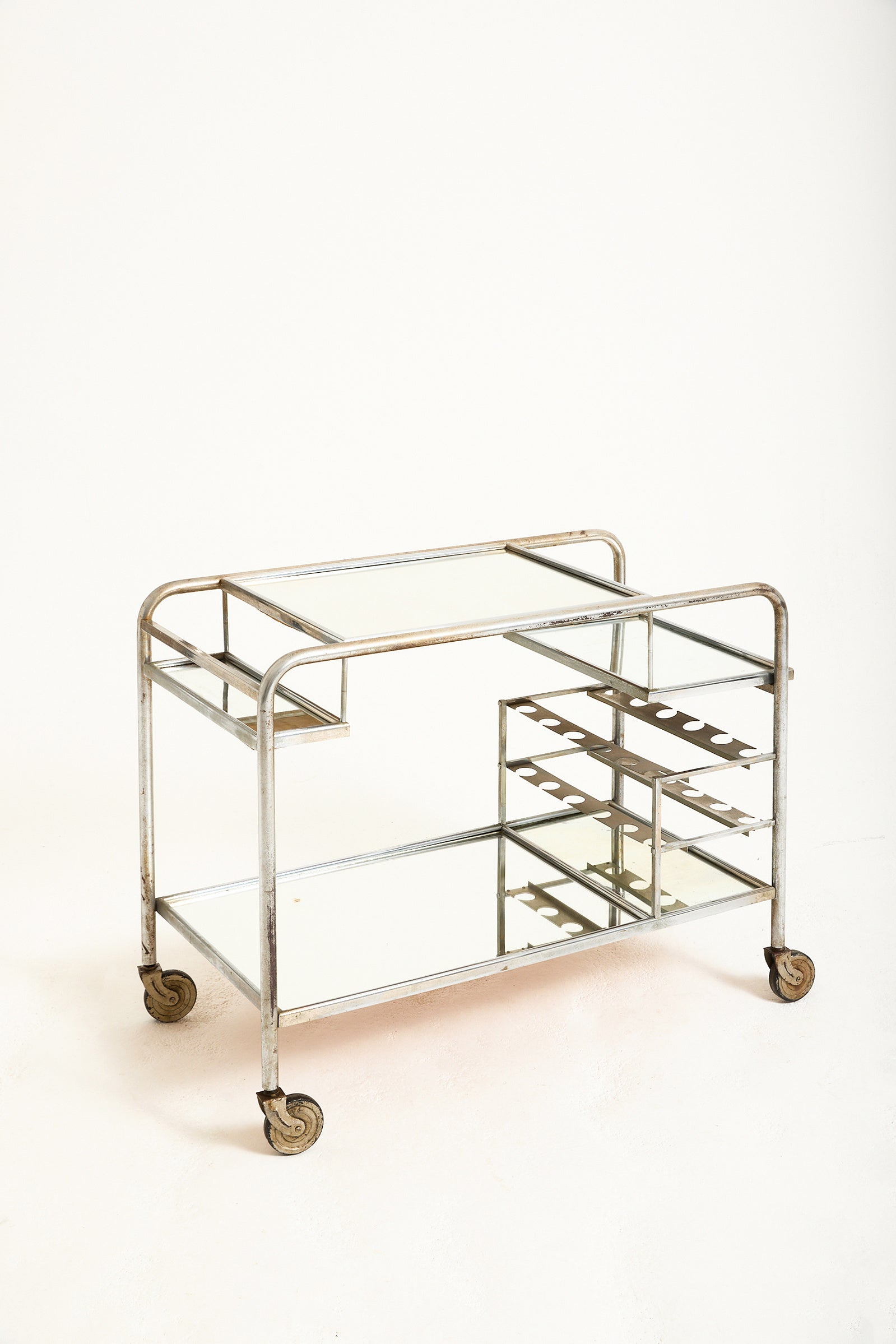 10027- Drinks Trolley att. to Jacques Adnet (1900-1984)