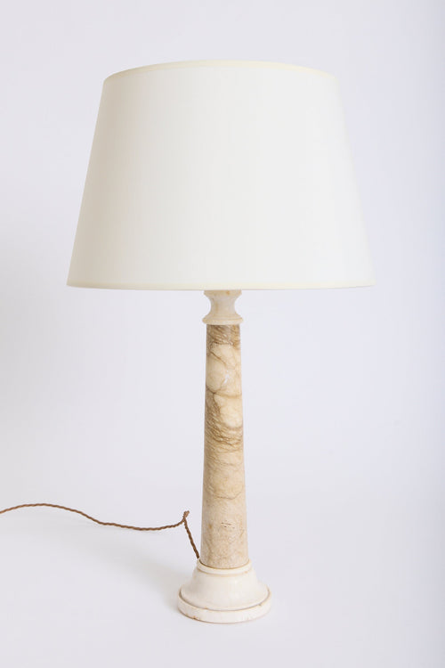 10059- Alabaster Table Lamp