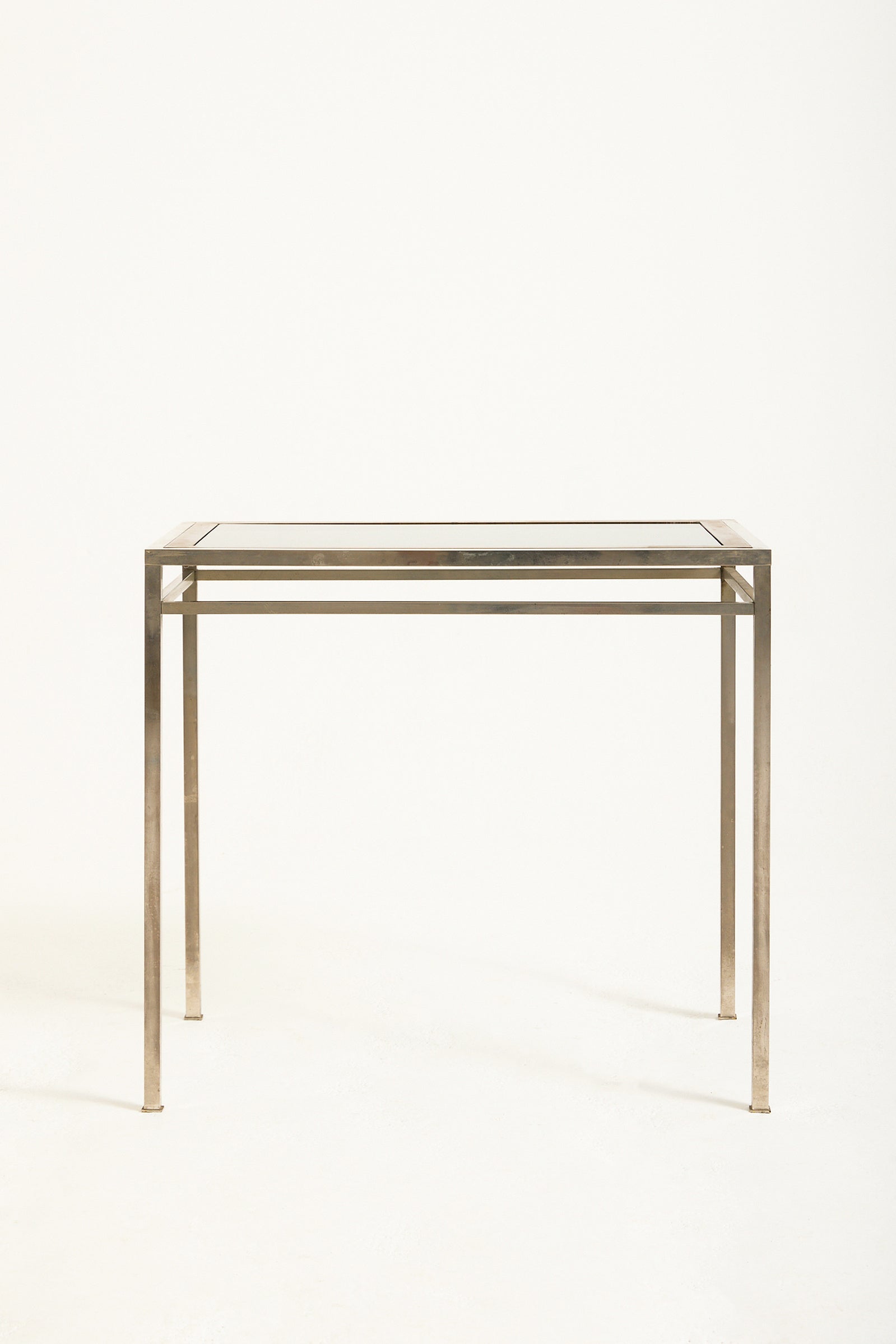 Brass and Nickel Side Table