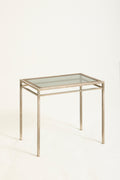 Brass and Nickel Side Table