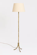 10076- Bronze Bamboo Floor Lamp