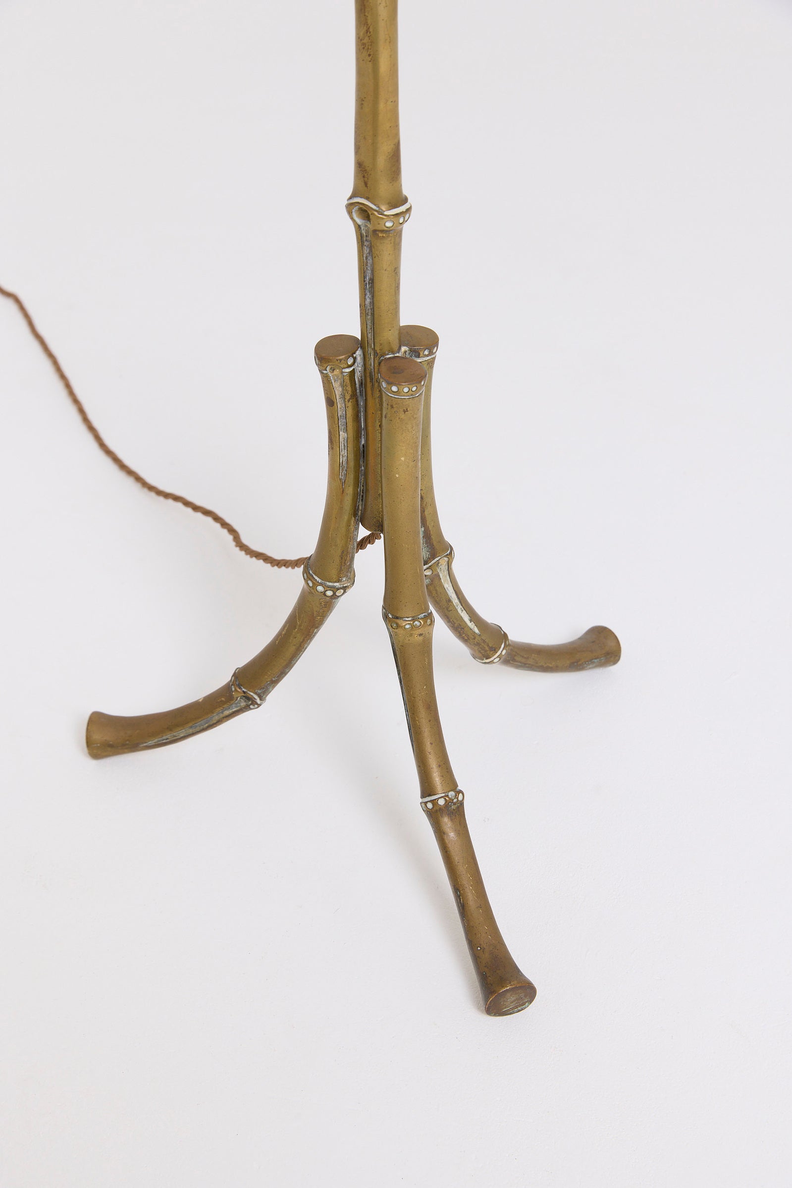 Bronze Bamboo Floor Lamp