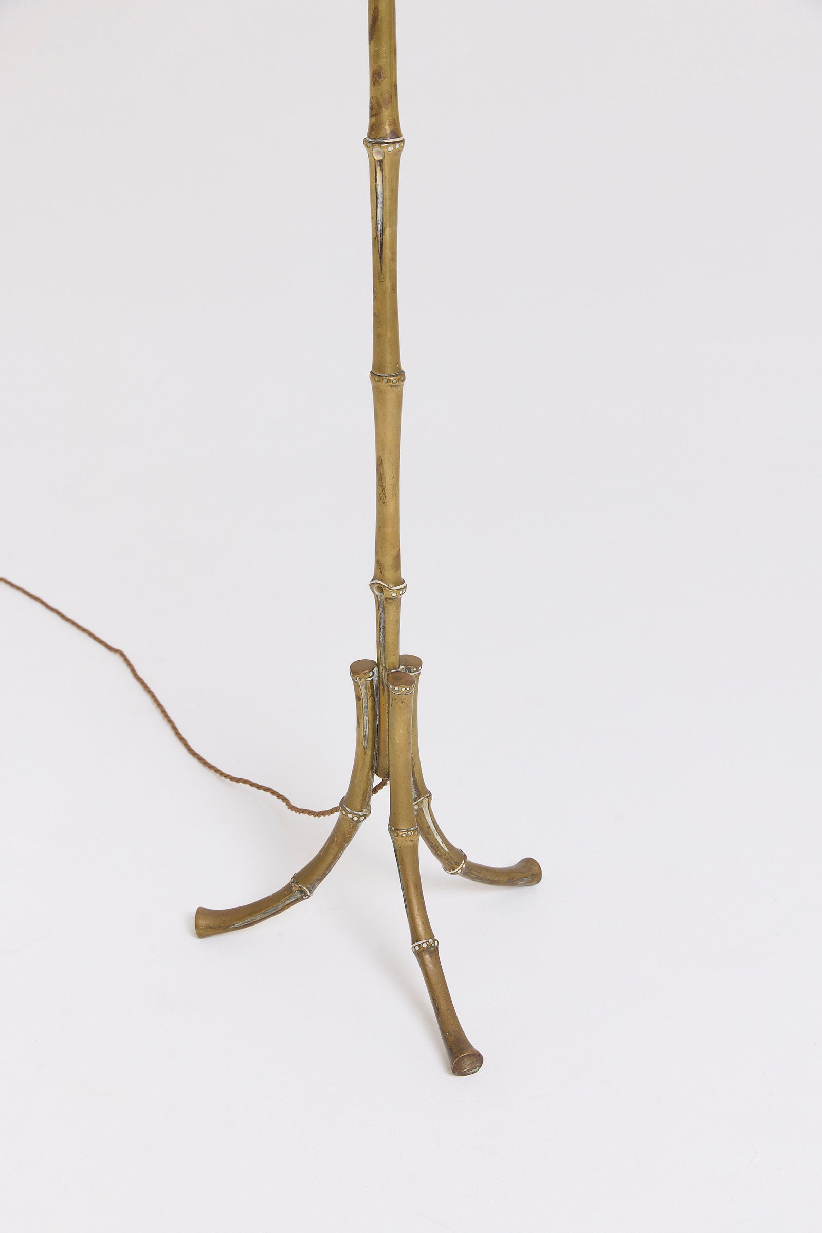 Bronze Bamboo Floor Lamp