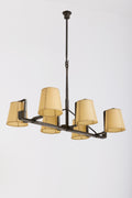10089- Forged iron Chandelier