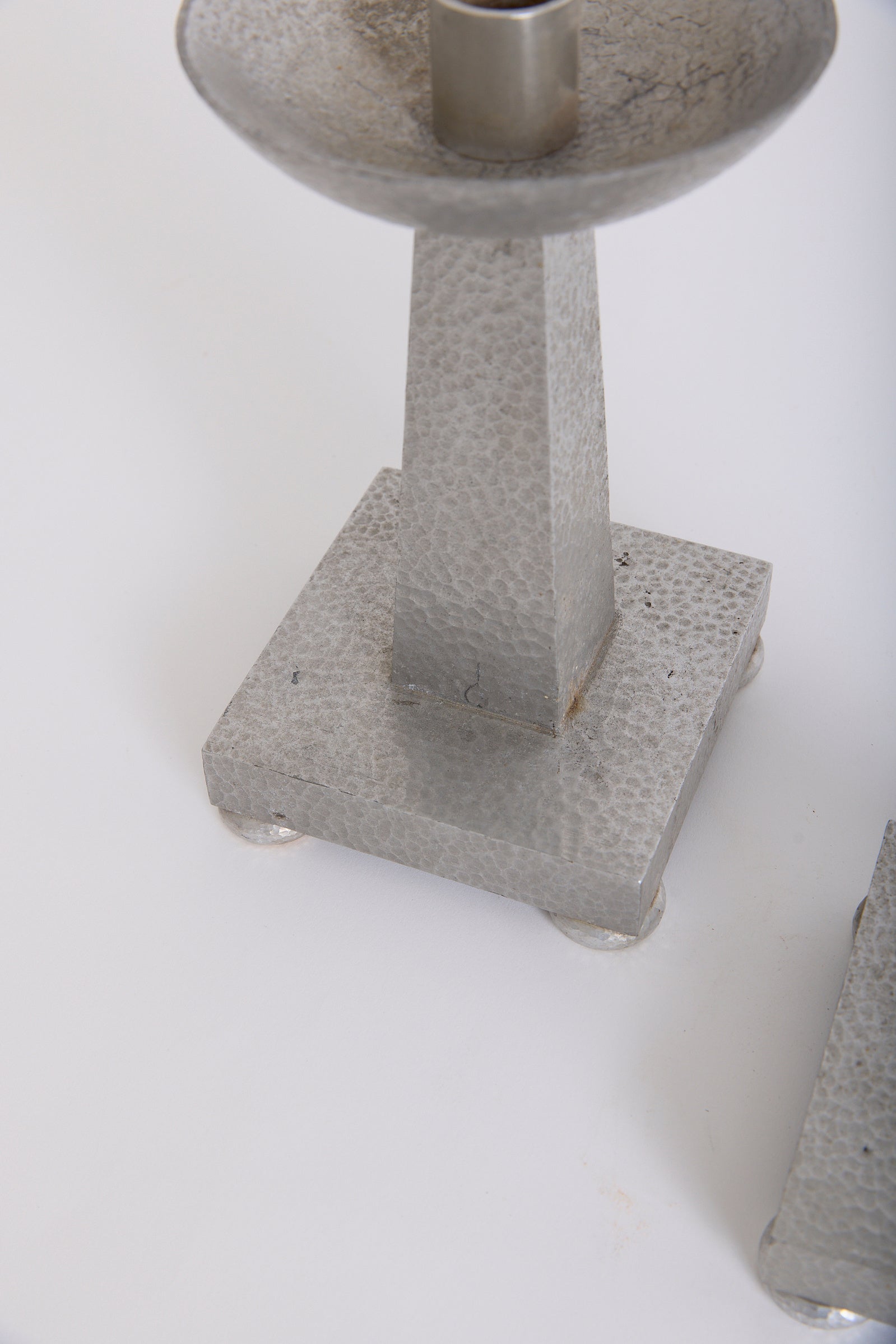 A Pair of Art Deco Candlesticks