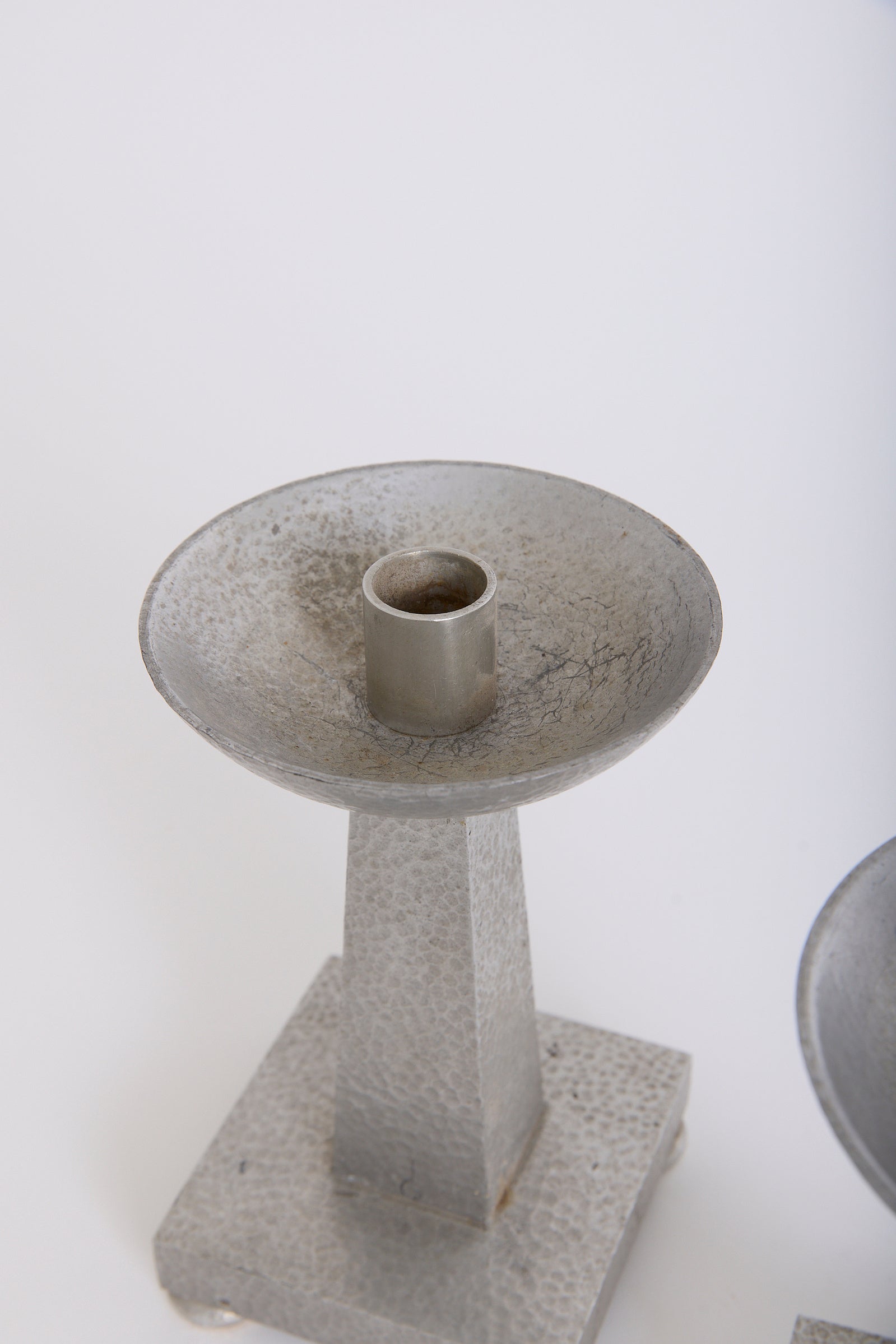 A Pair of Art Deco Candlesticks