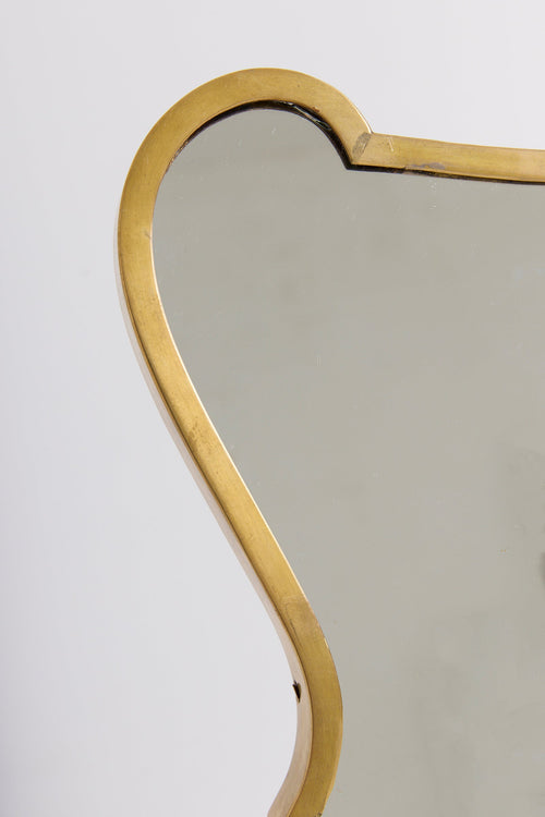 A Brass Shield Mirror