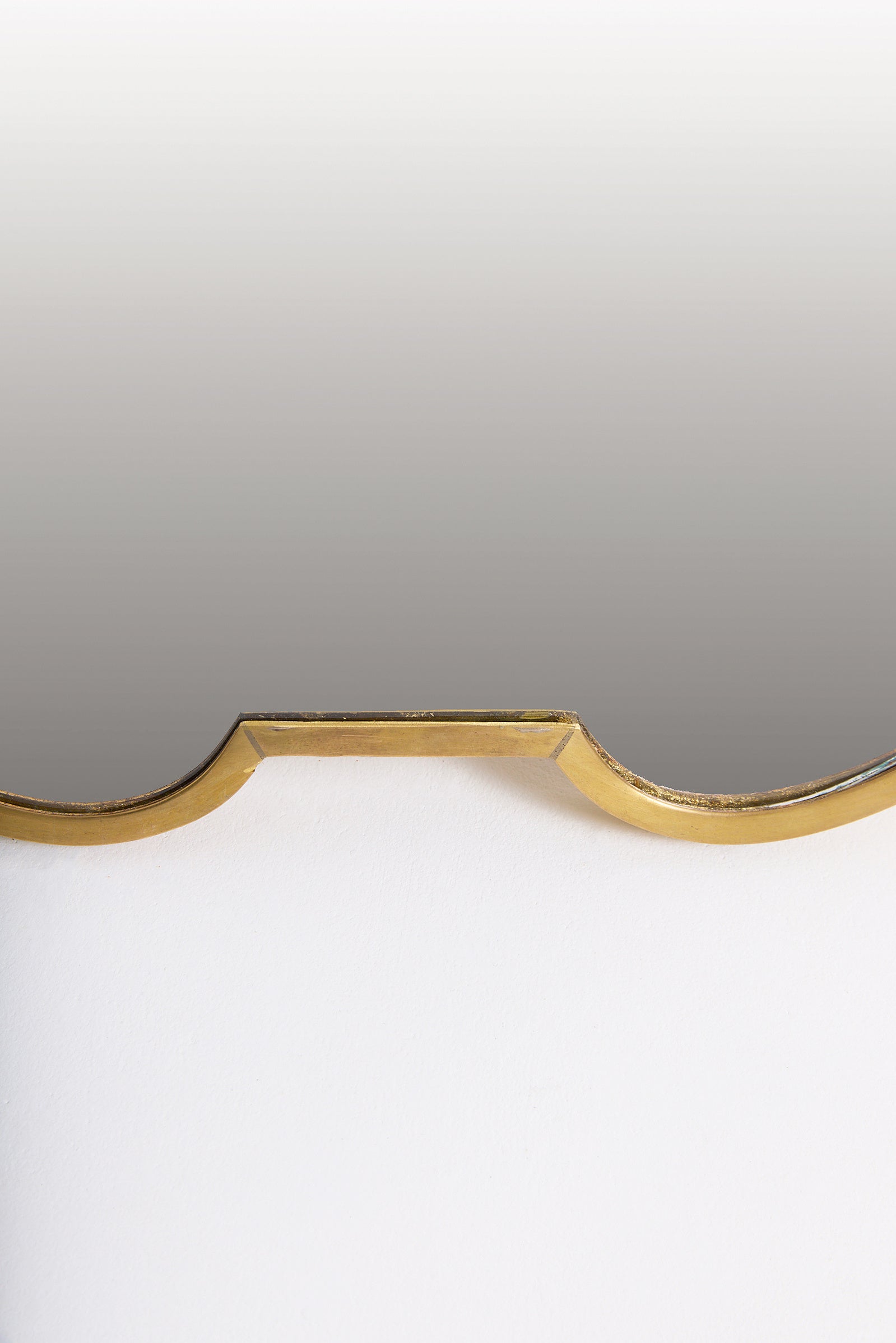 A Brass Shield Mirror