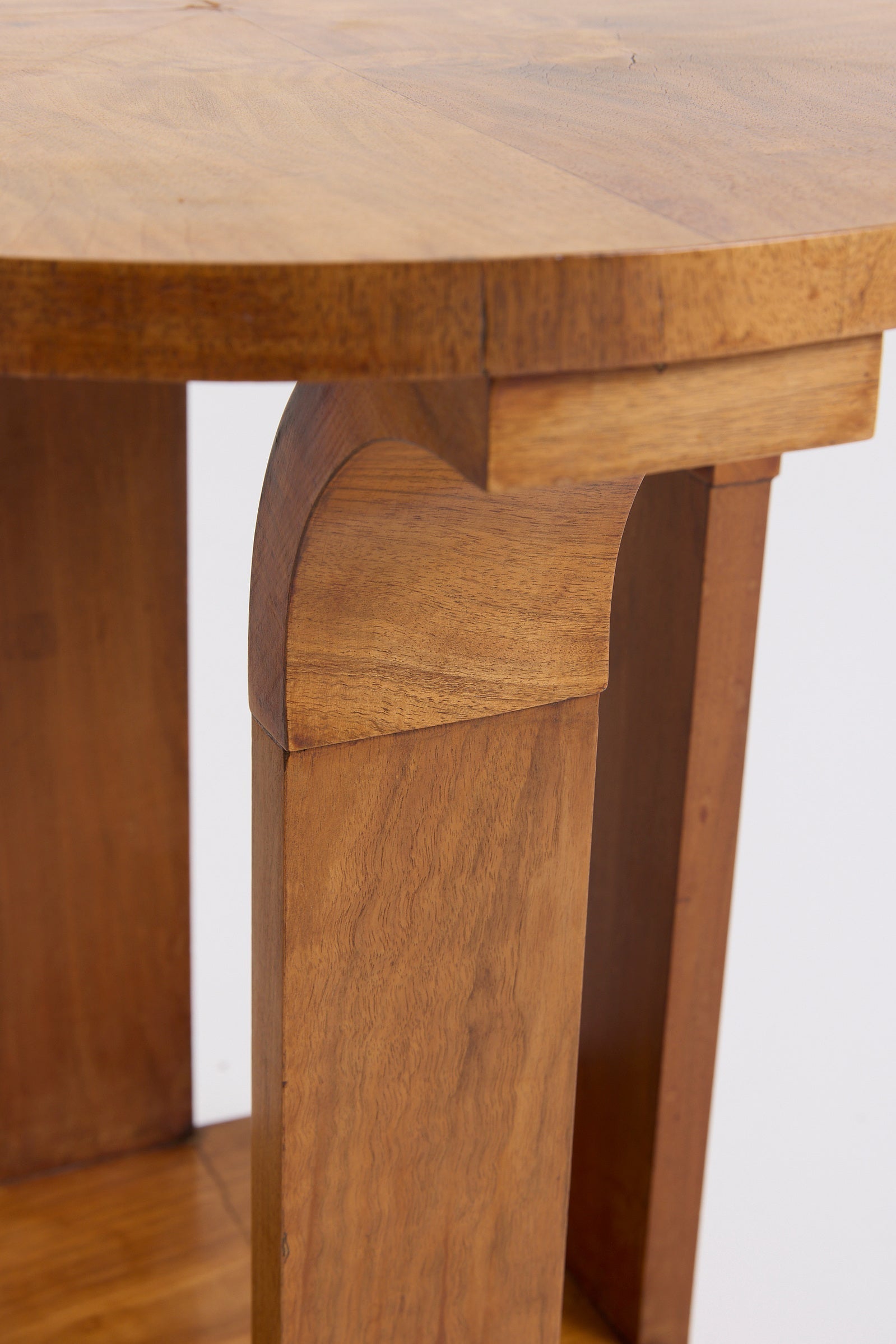 An Art Deco Walnut Side Table