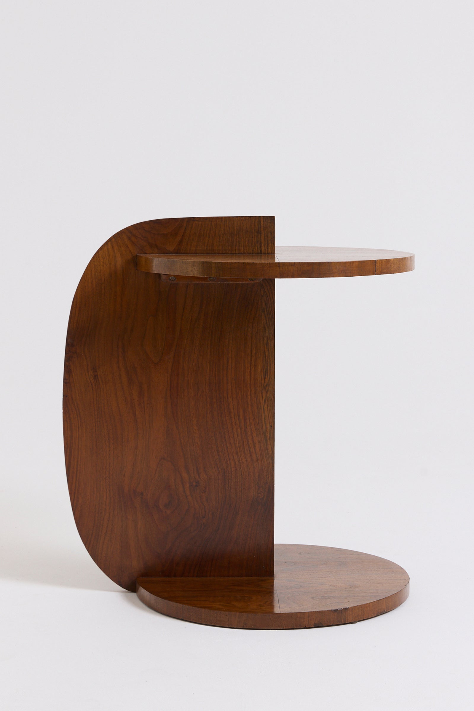 Art Deco Walnut Side Table
