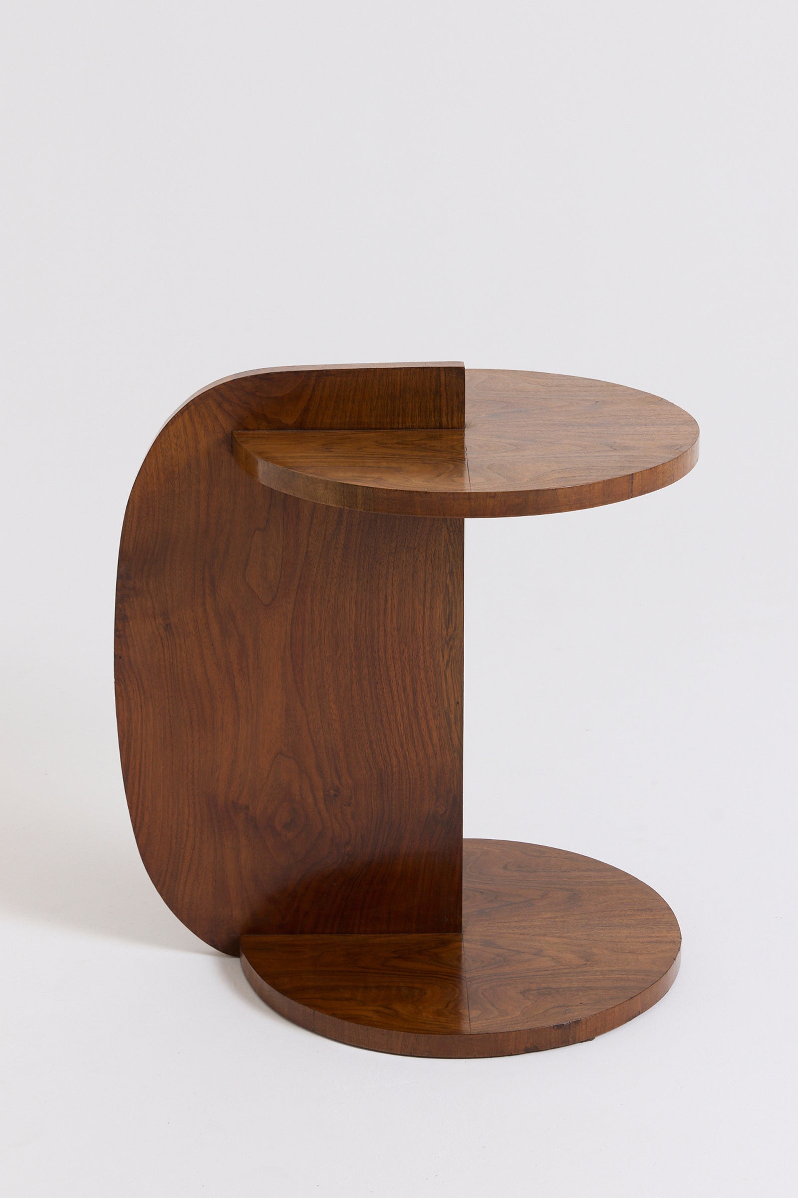 Art Deco Walnut Side Table