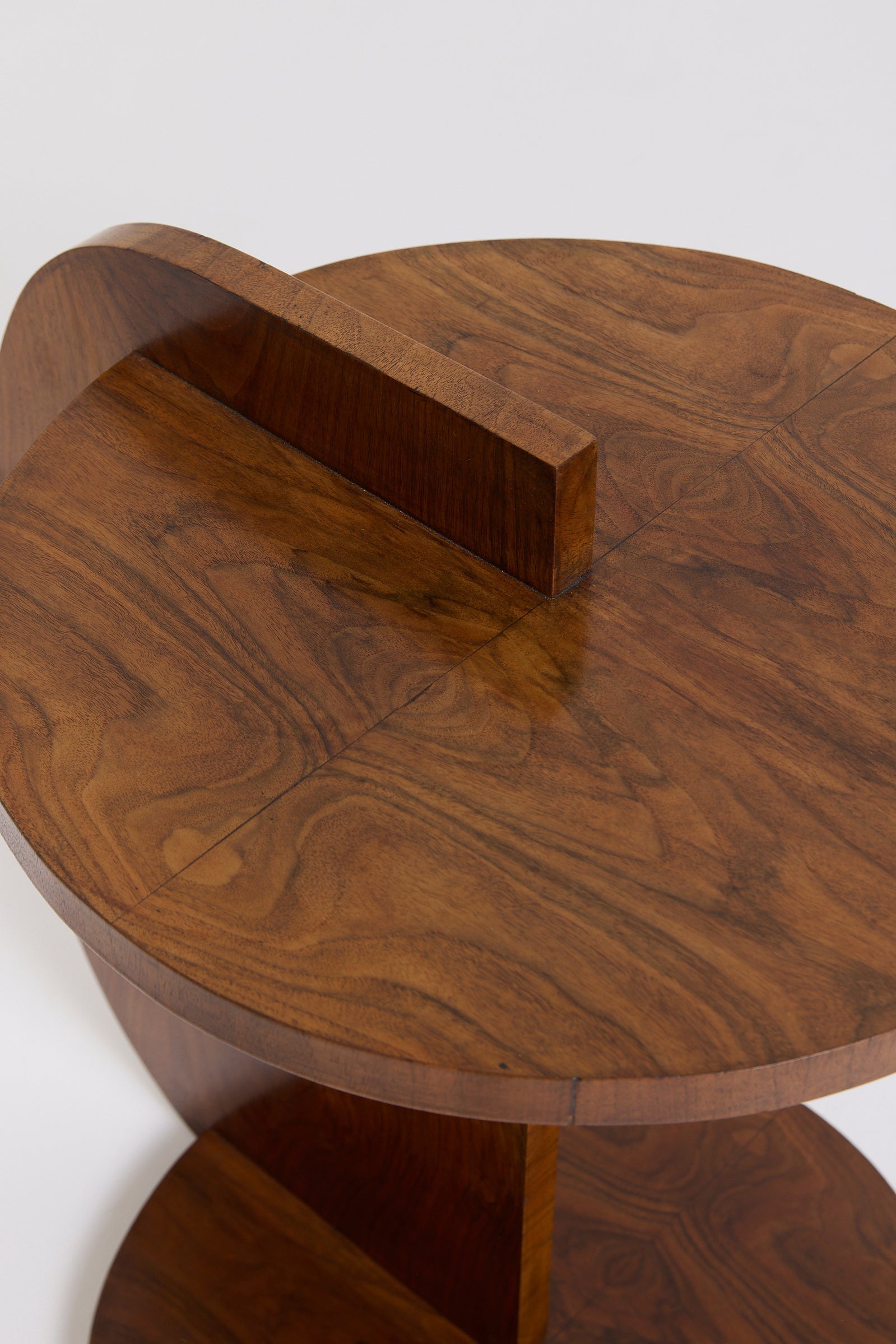 Art Deco Walnut Side Table
