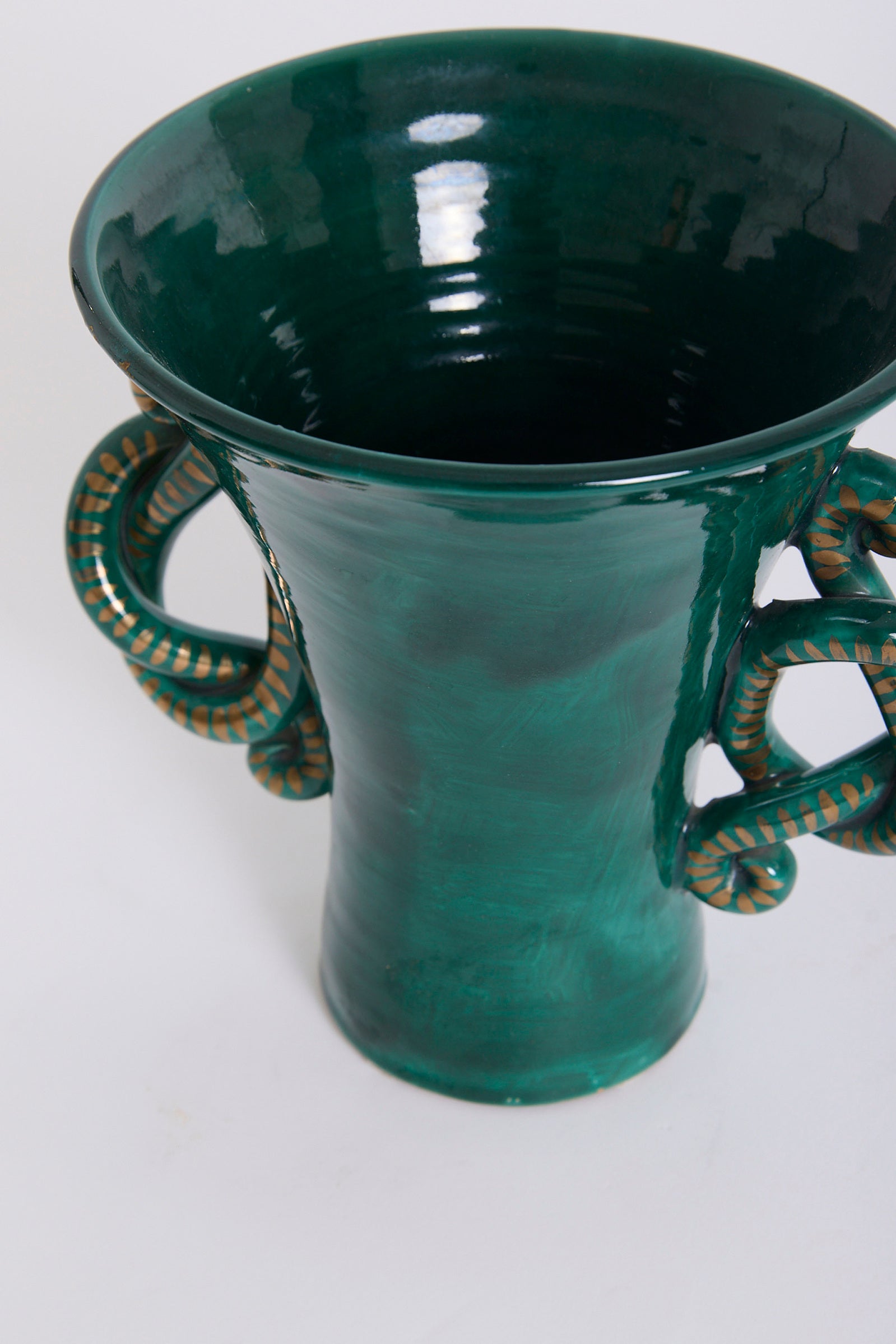 Green Ceramic Vase