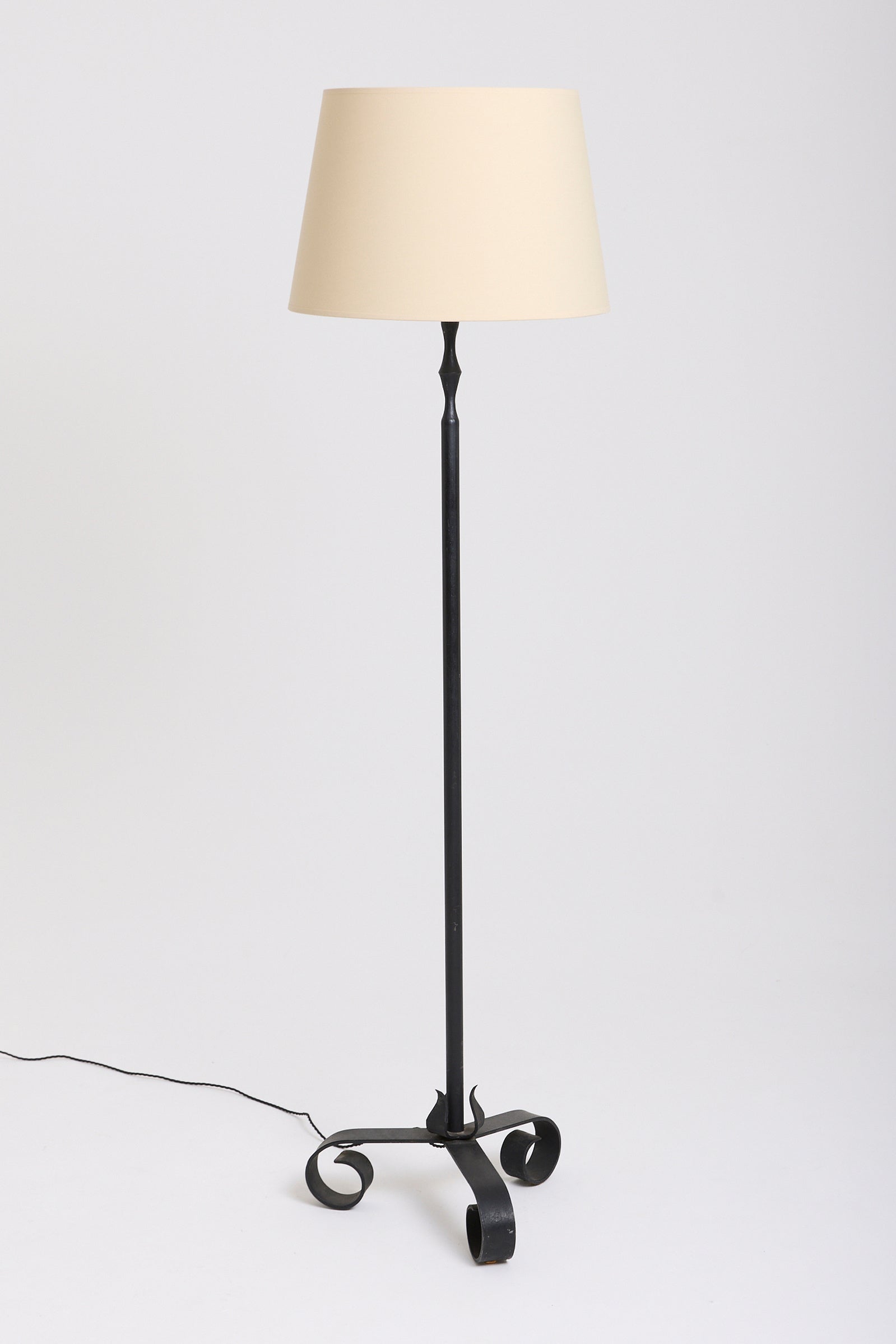 10143- Forged Iron Floor Lamp