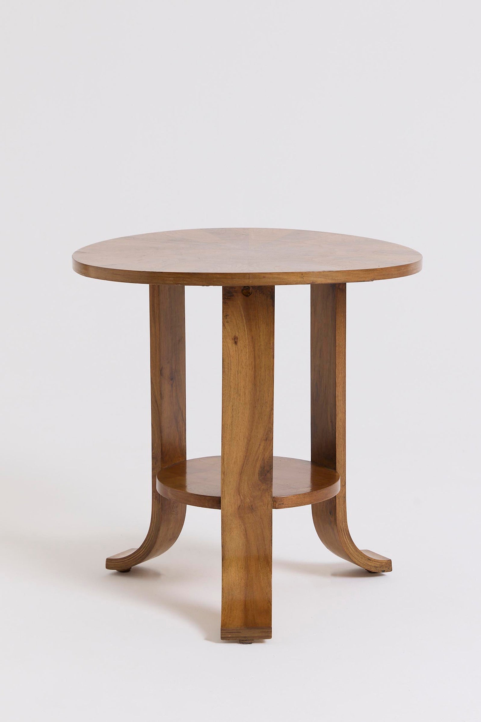 Art Deco Walnut Side Table