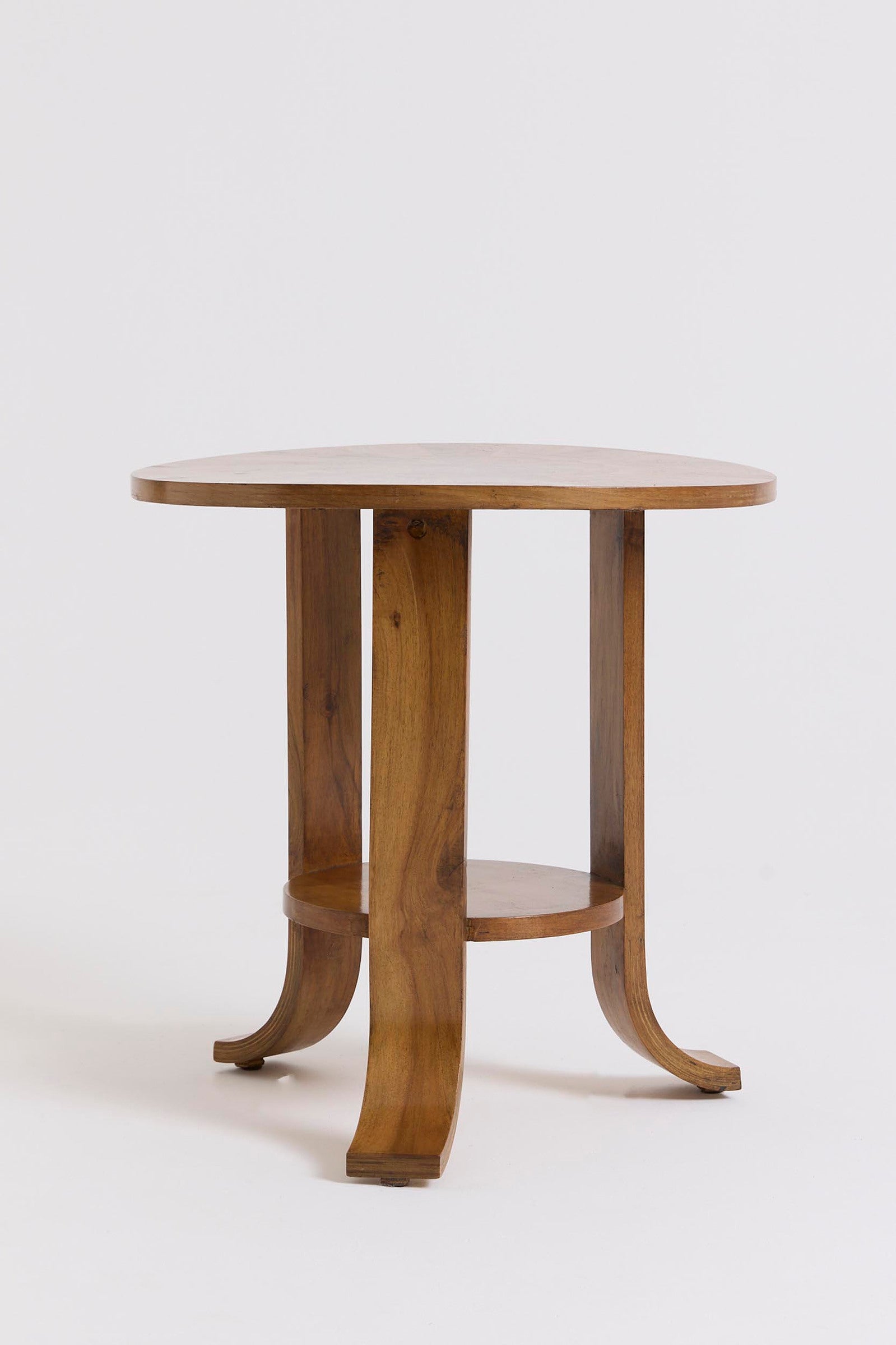 Art Deco Walnut Side Table