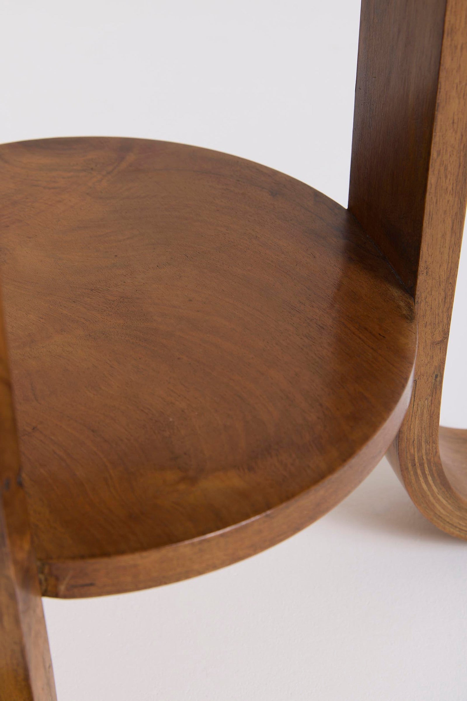 Art Deco Walnut Side Table