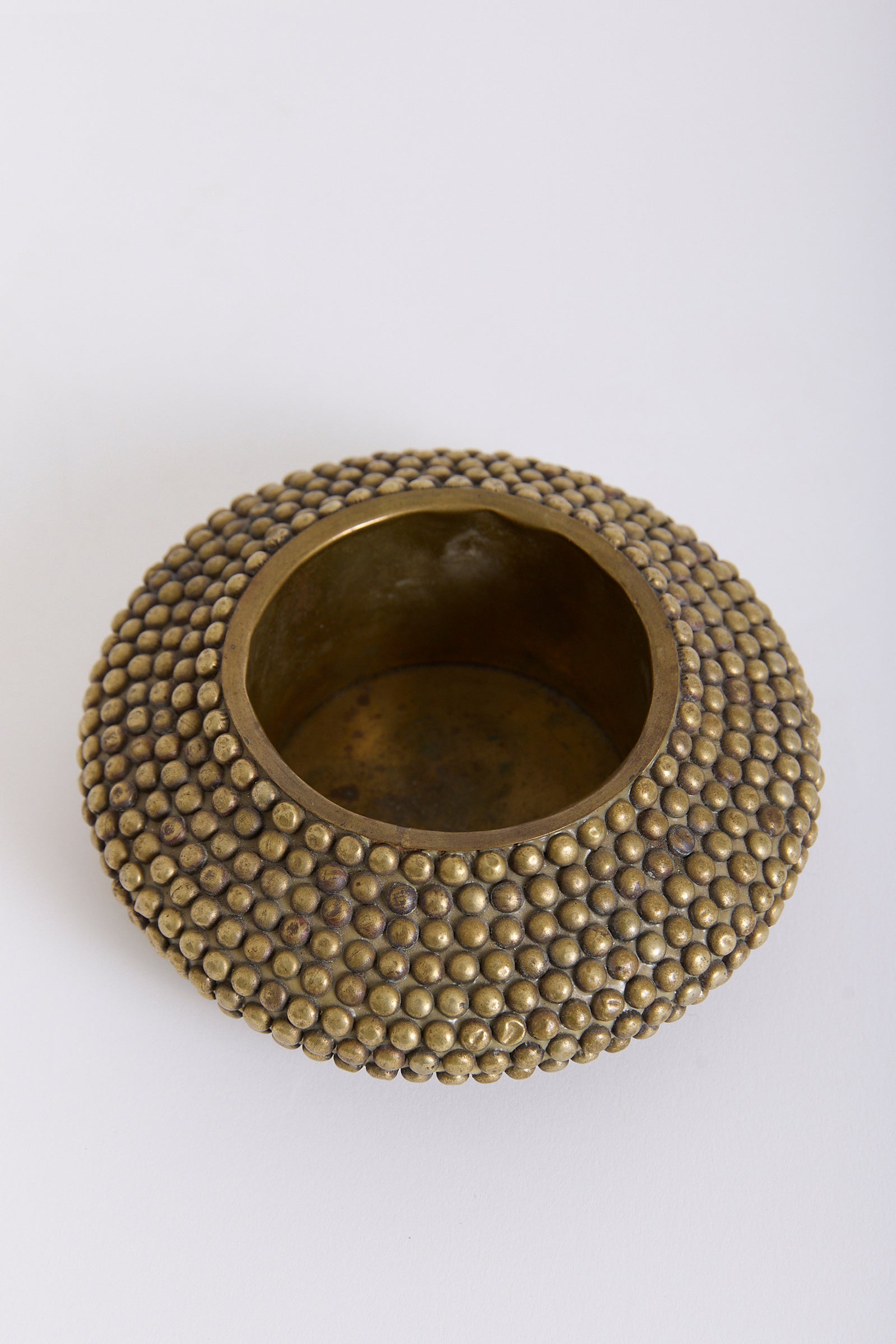 Studded Brass Bowl
