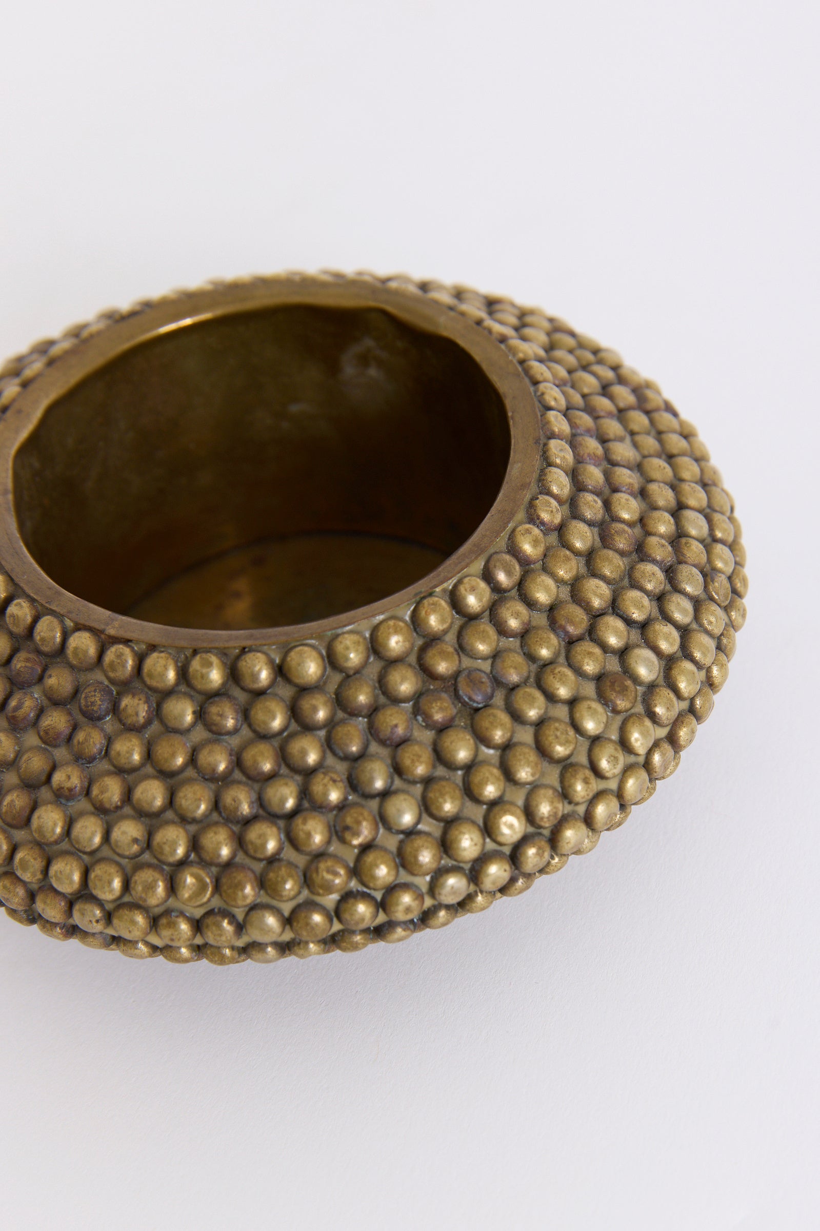 Studded Brass Bowl