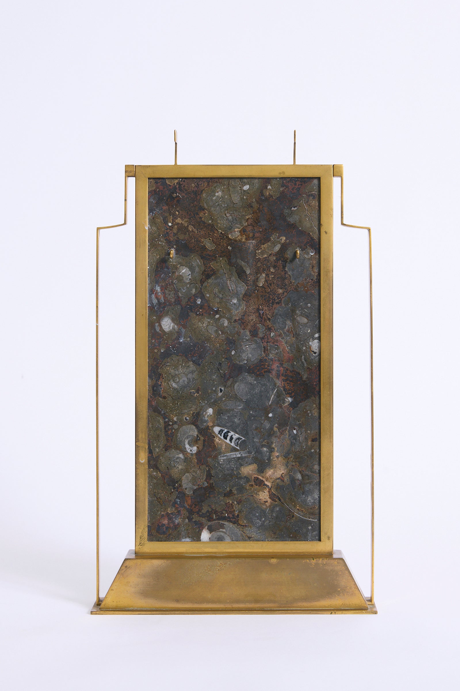 Bronze and Stone Stand