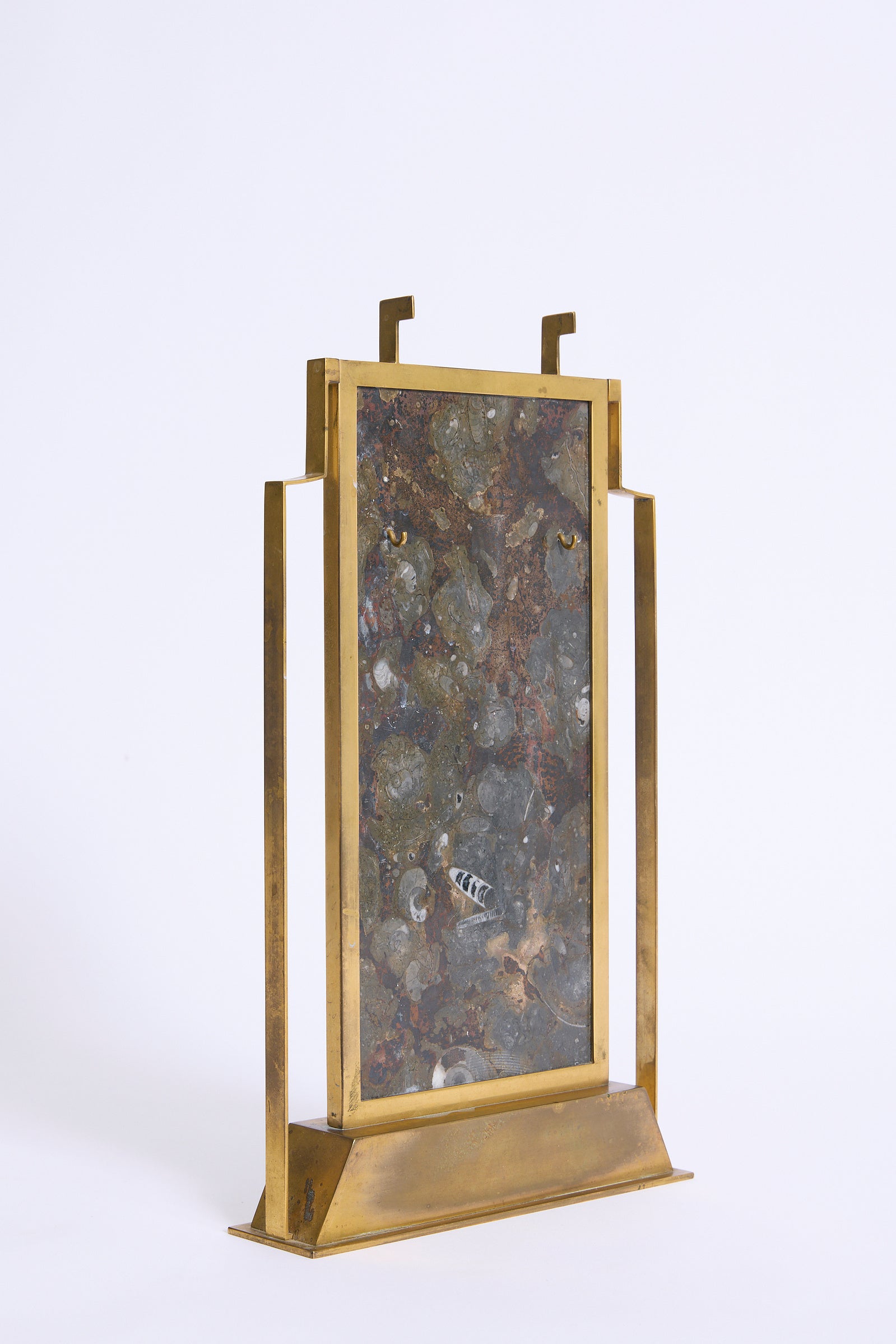 Bronze and Stone Stand
