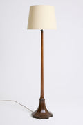 10185- Art Deco Oak Floor Lamp