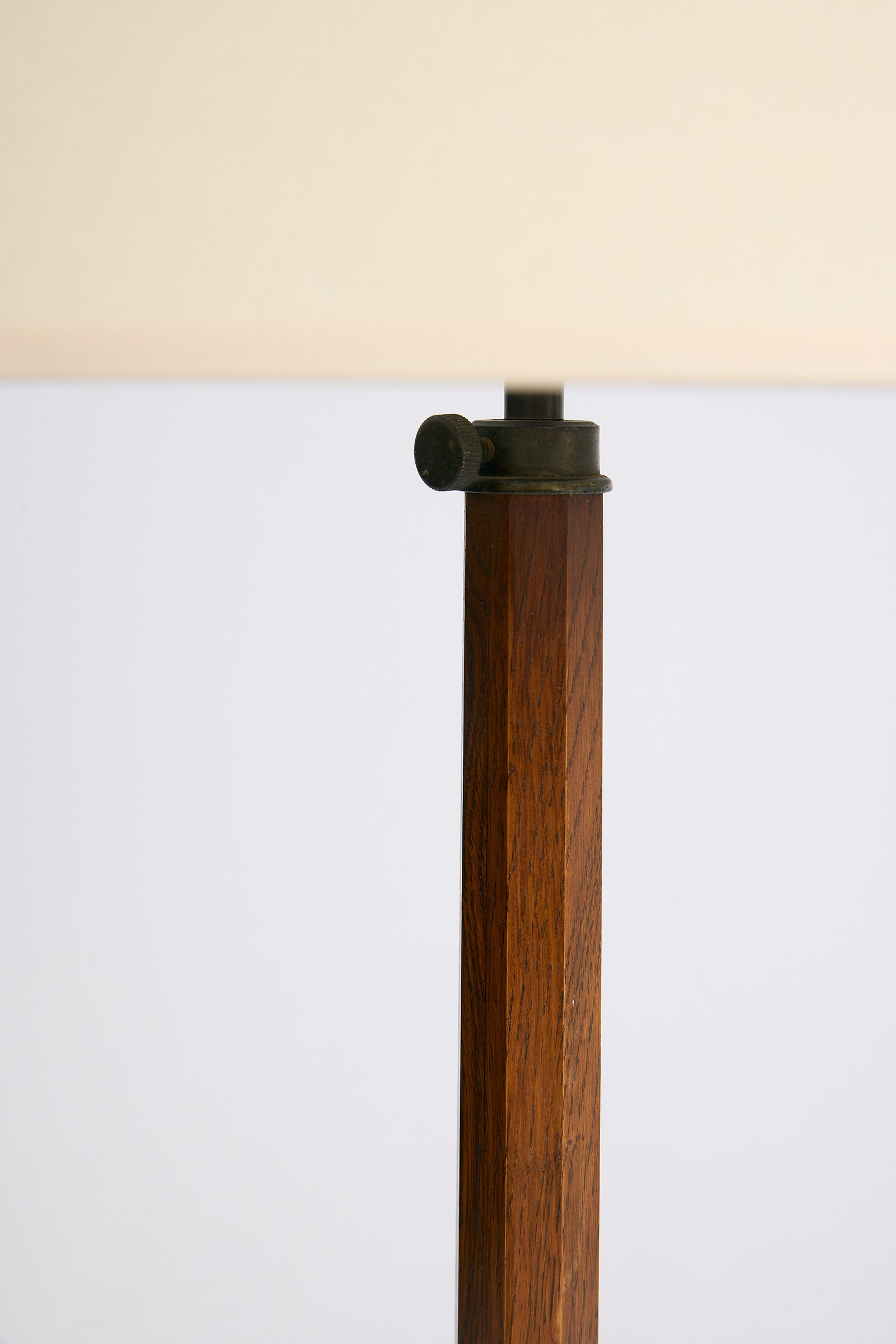 Art Deco Oak Floor Lamp