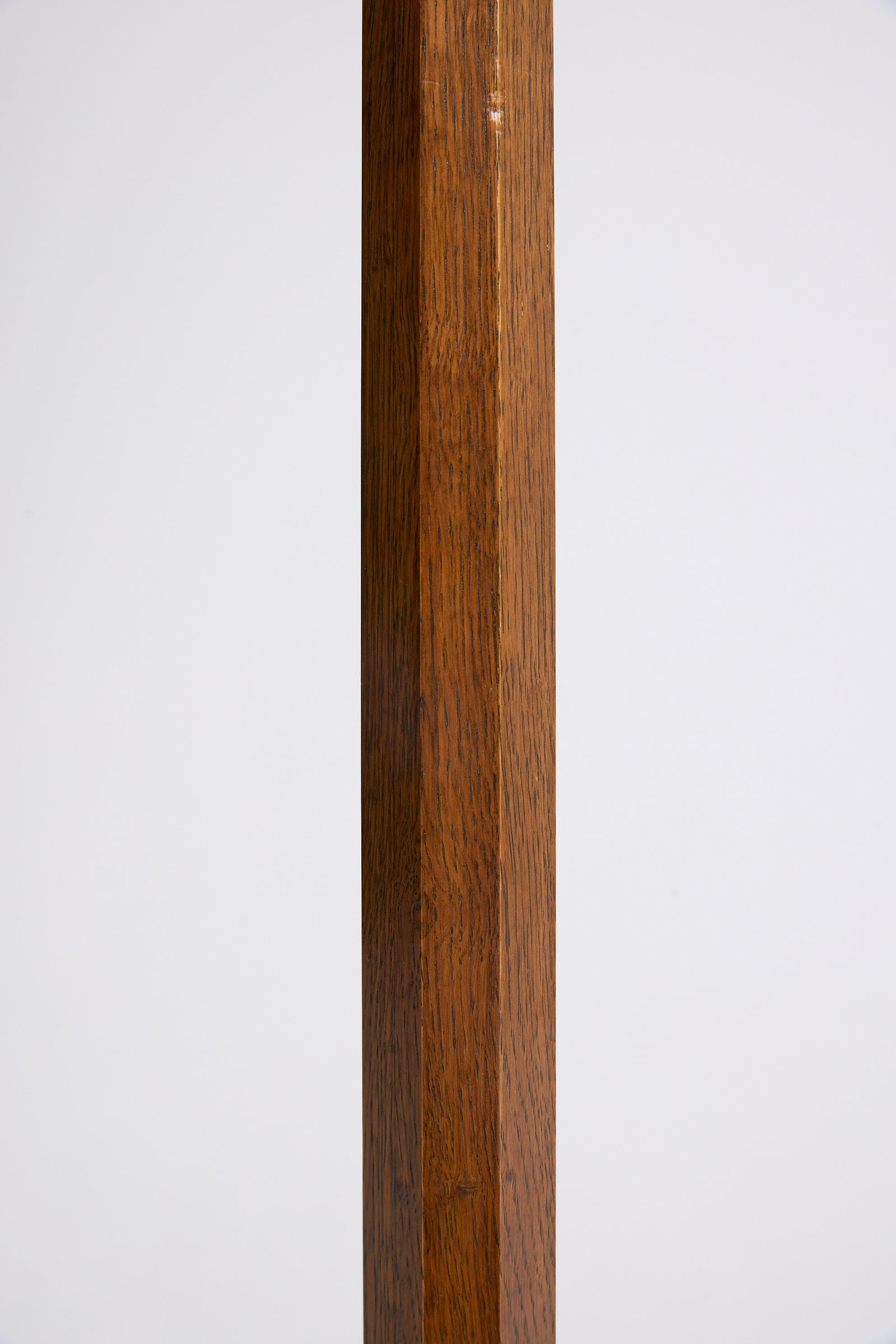 Art Deco Oak Floor Lamp
