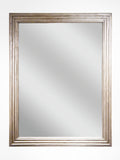 10202- Large Silvered Wood Mirror