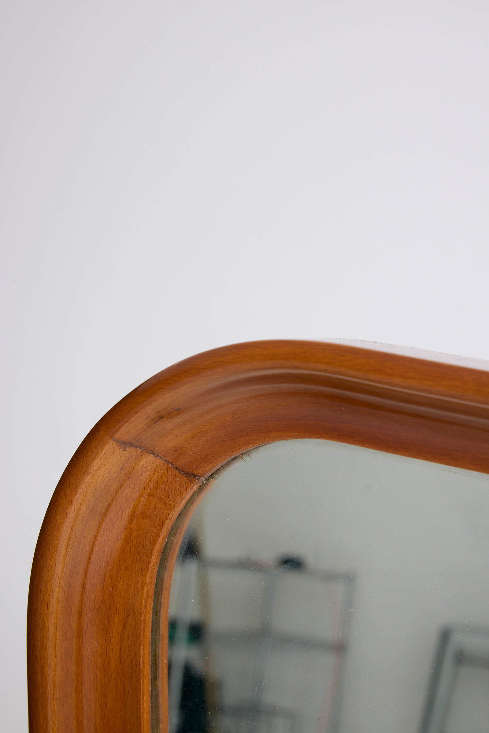 Shield Walnut Mirror
