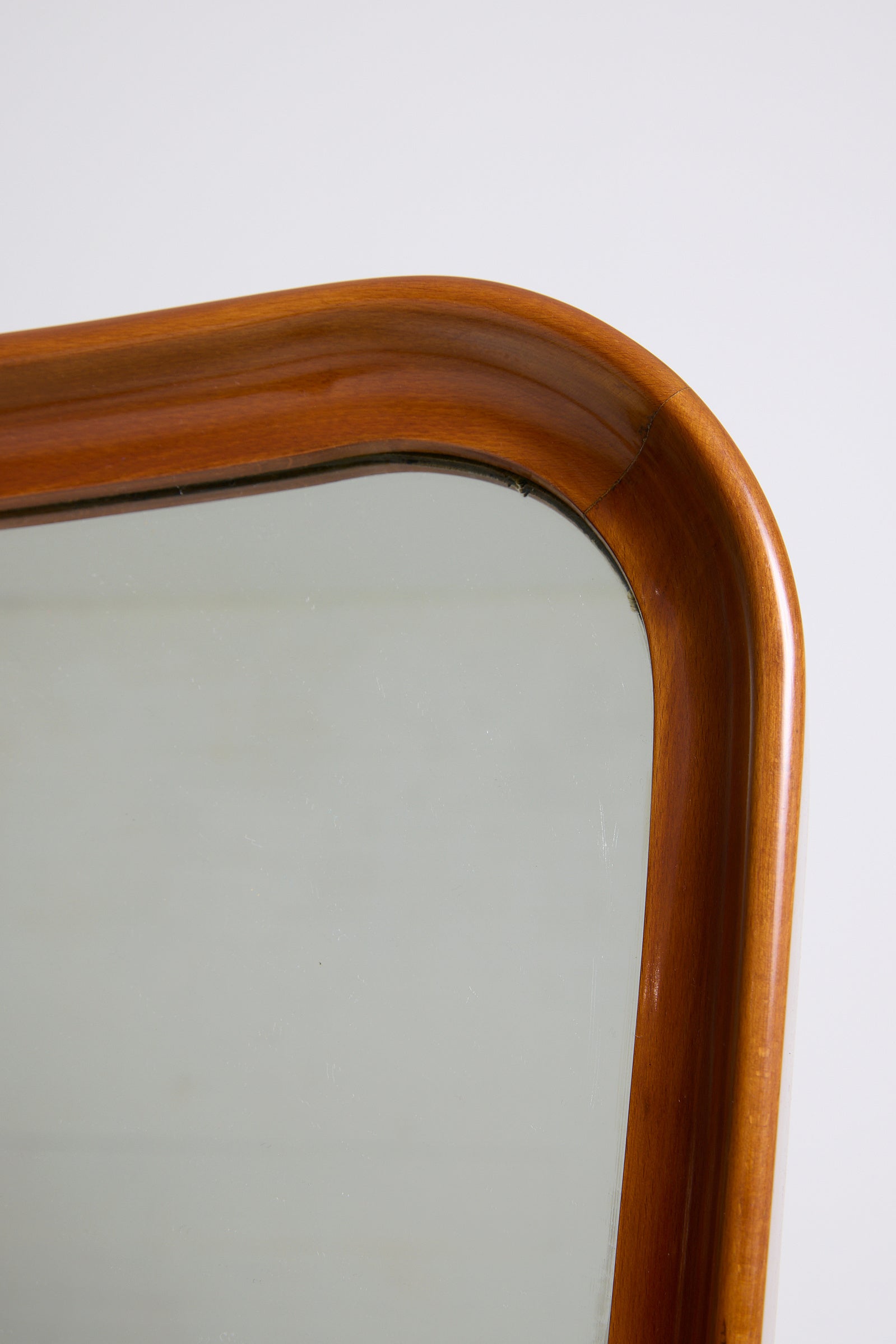 Shield Walnut Mirror