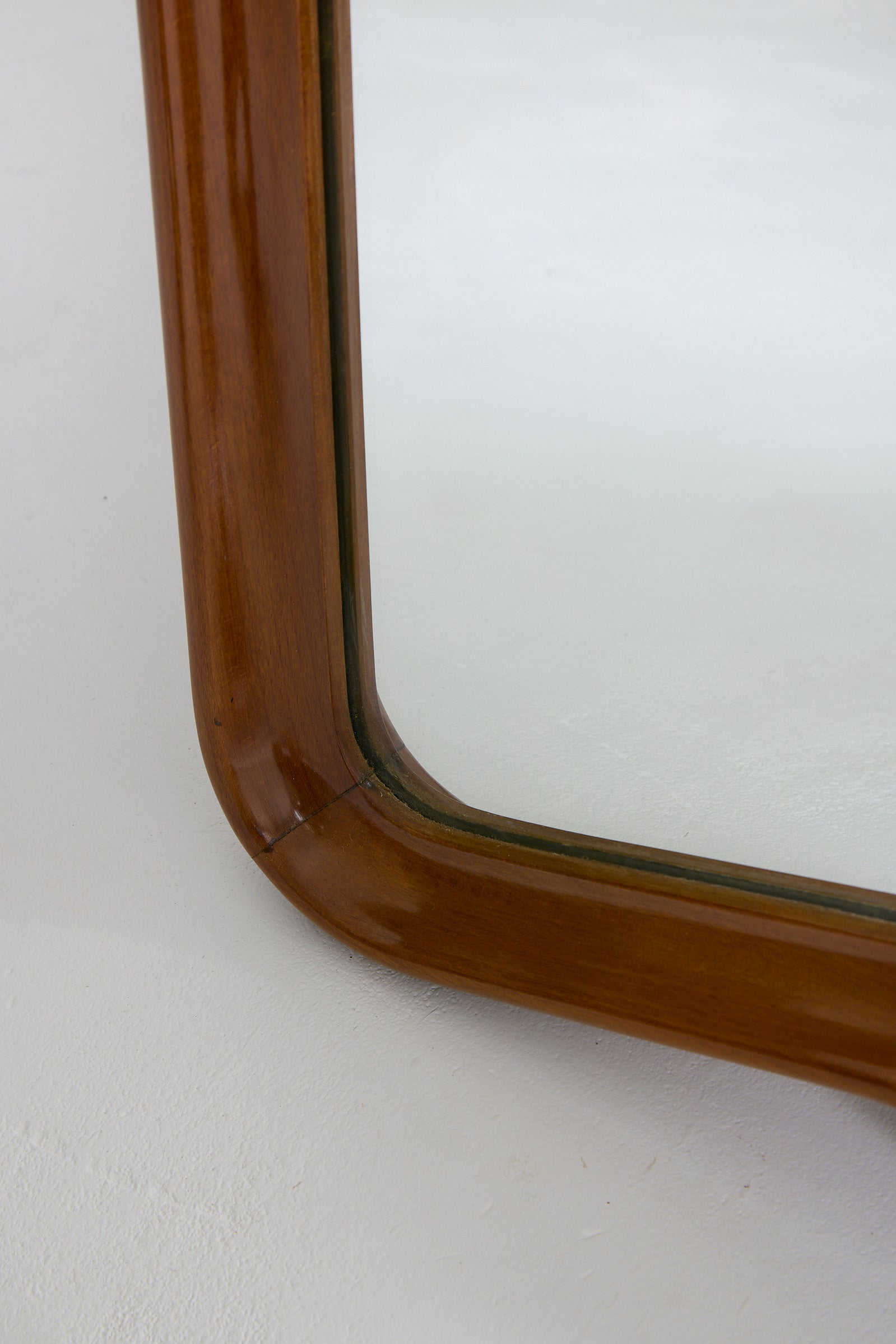 Shield Walnut Mirror