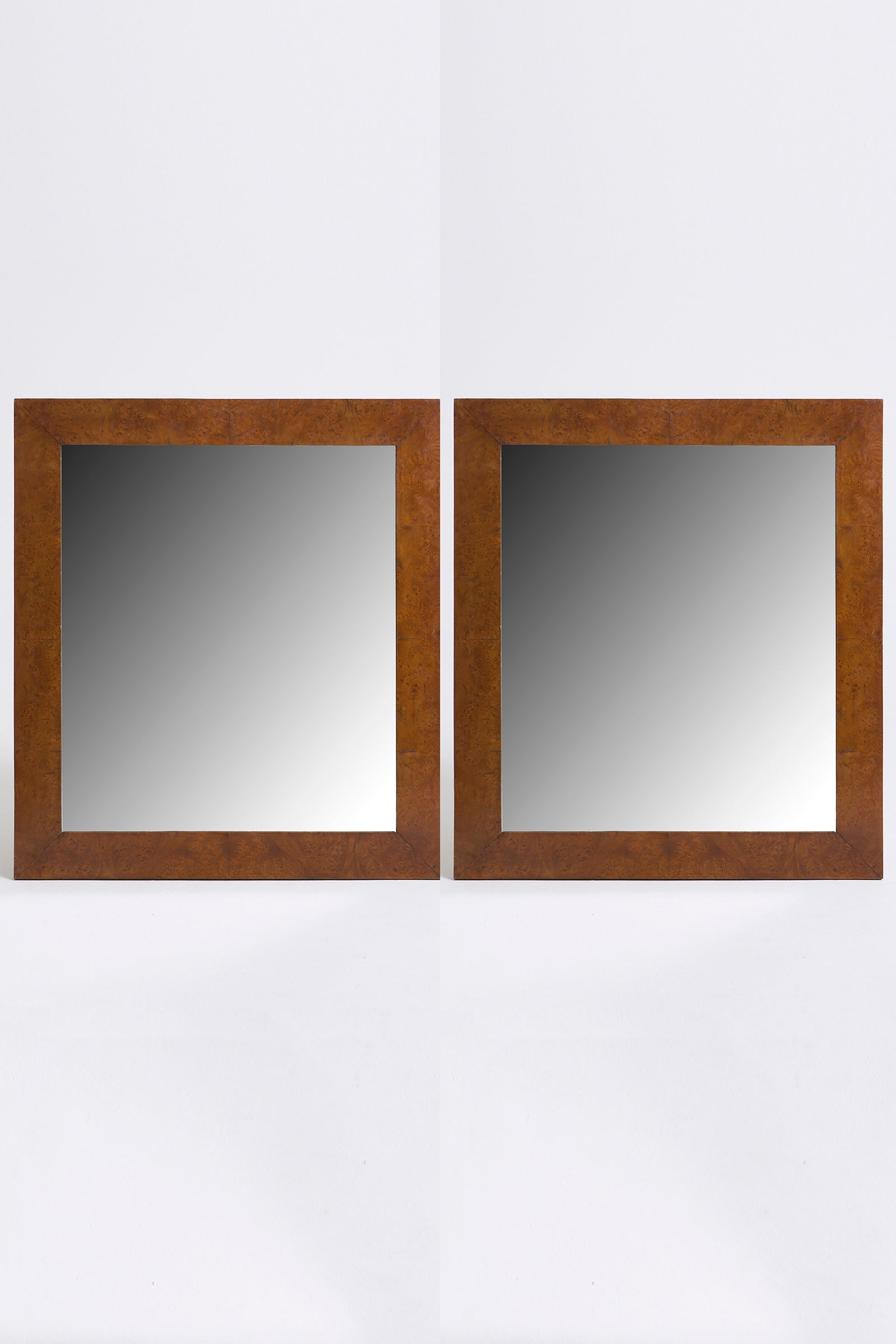 10241- Pair of Walnut Mirrors