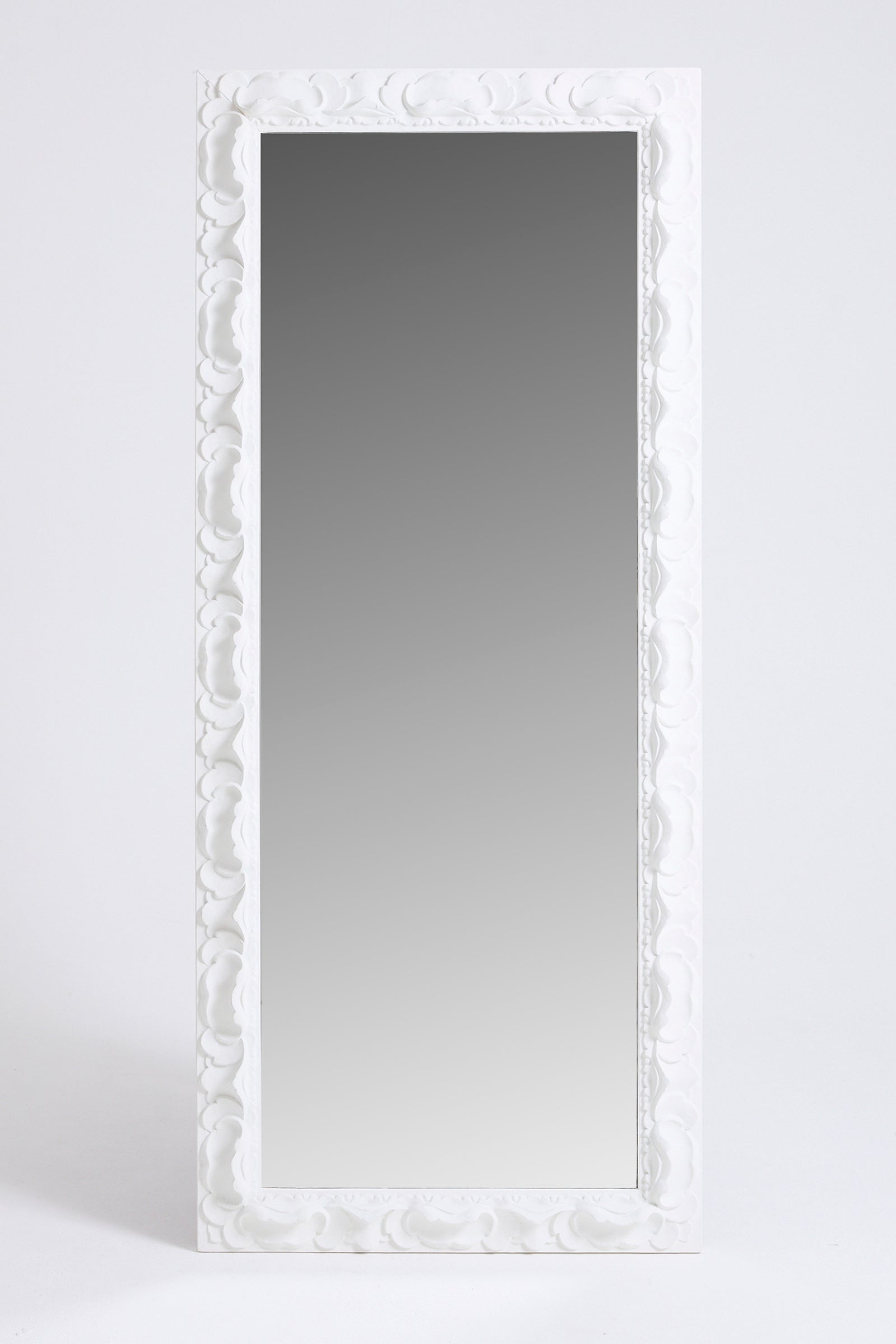 10250- Gesso Tall Mirror