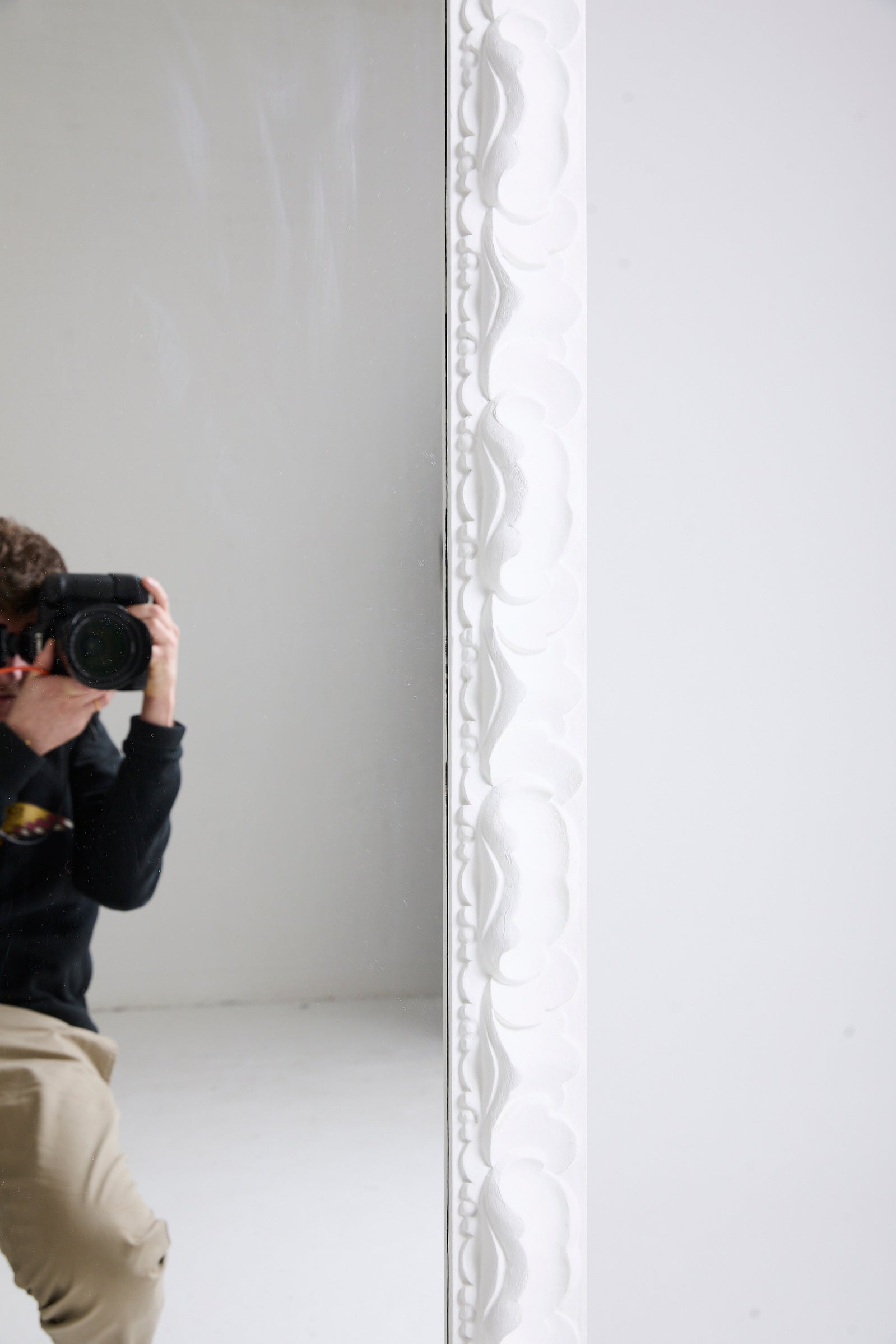 Gesso Tall Mirror