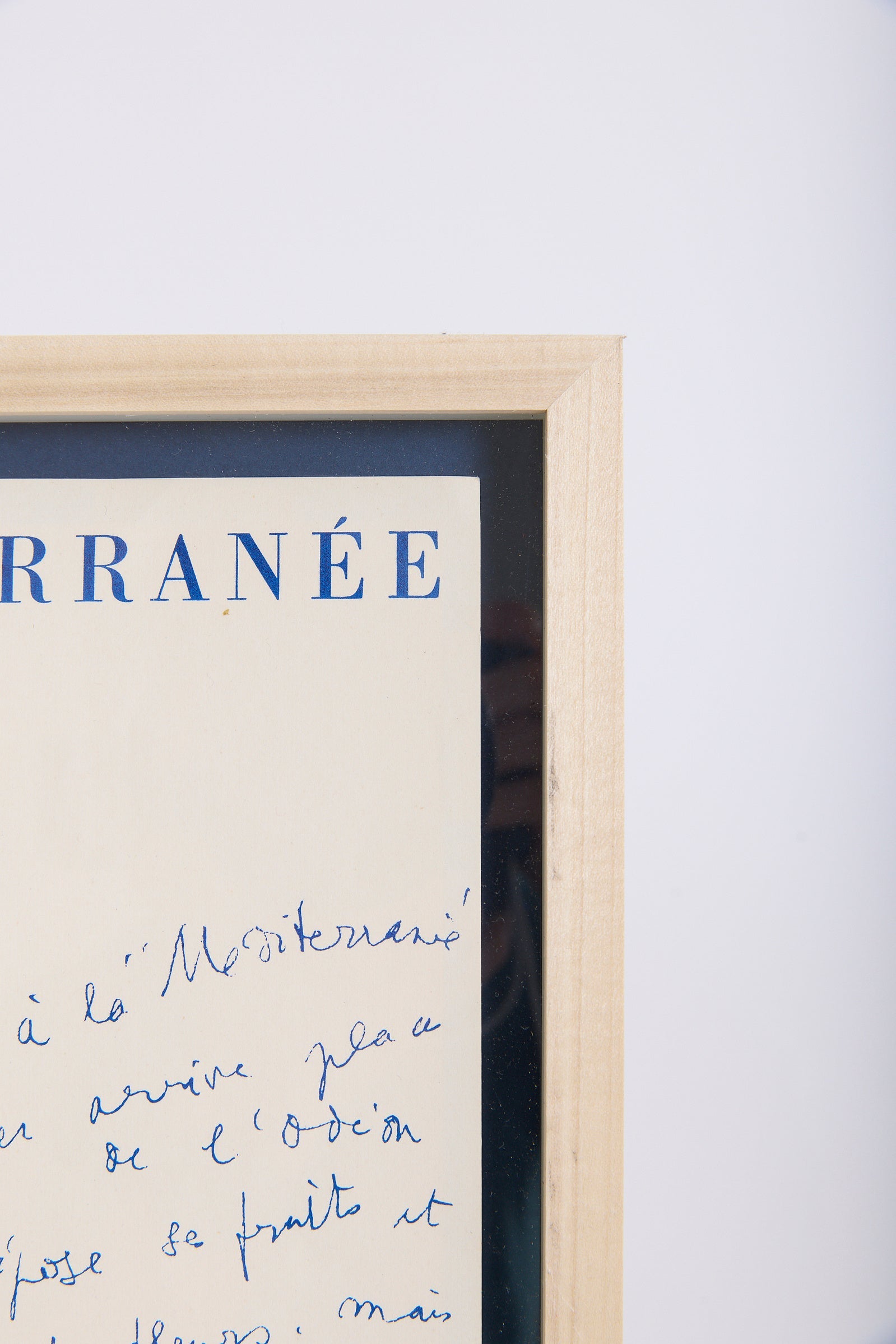 Lithograph by Jean Cocteau (1889-1963)