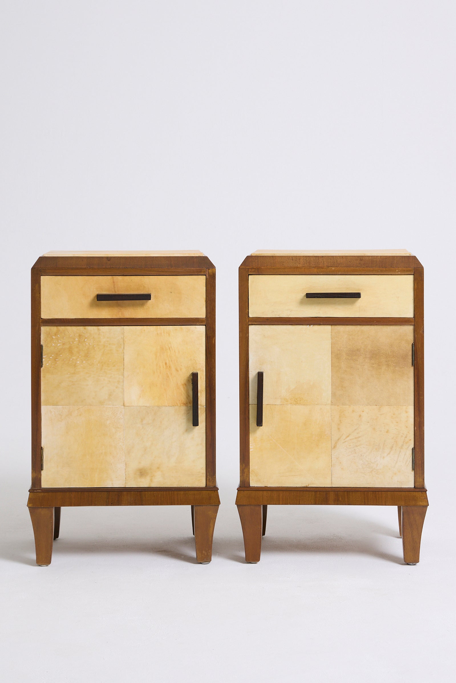 Pair of Art Deco Bedside Cabinets
