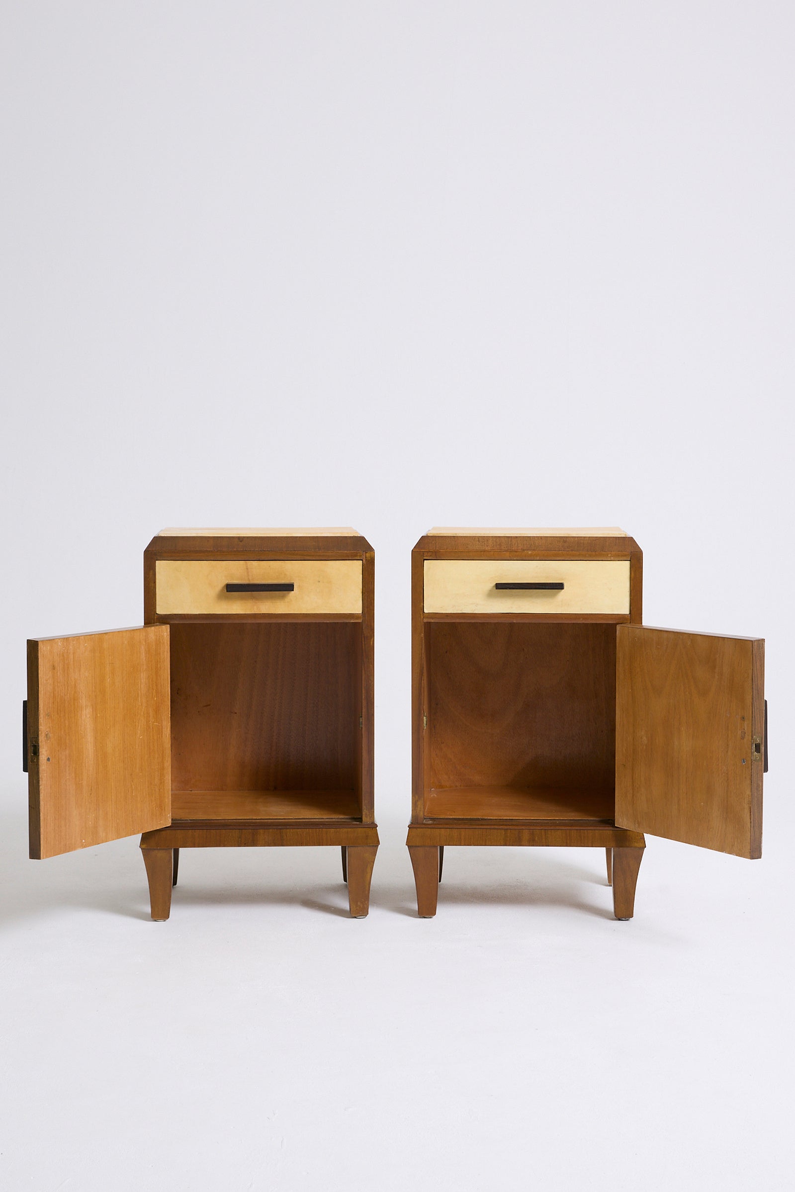 Pair of Art Deco Bedside Cabinets