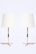 10266- Pair of Brass Table Lamps