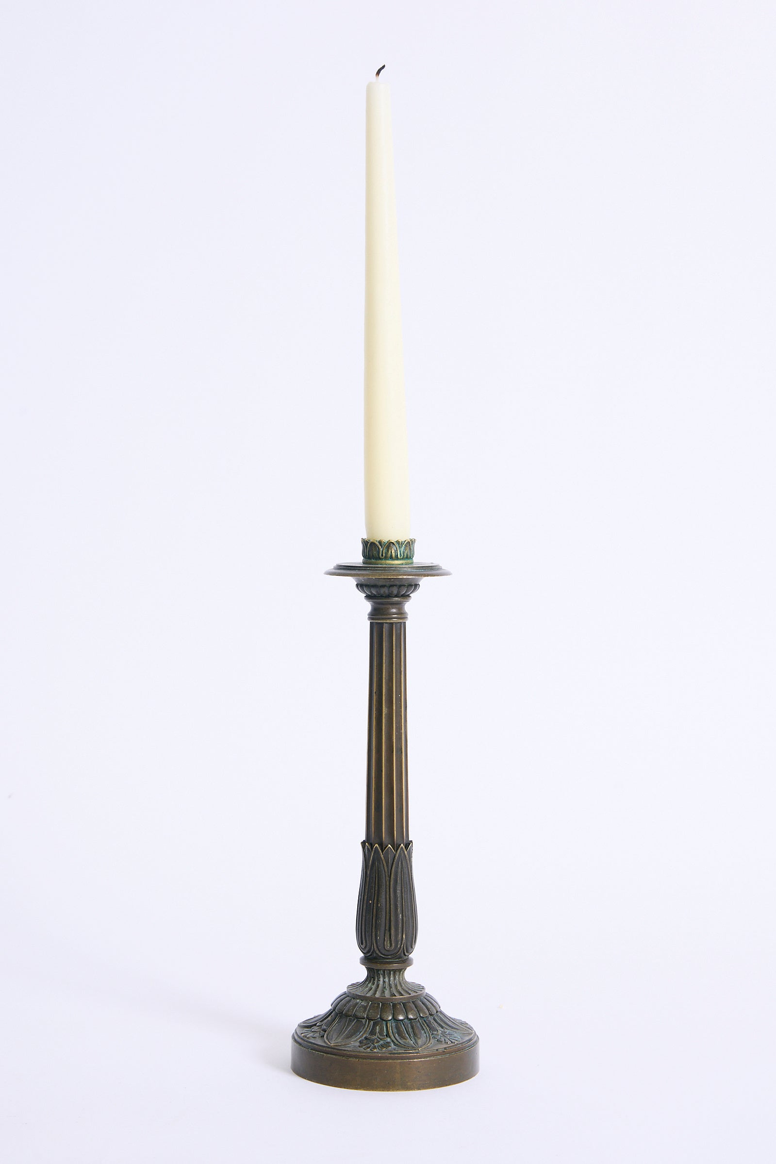 Pair of Bronze Candlesticks
