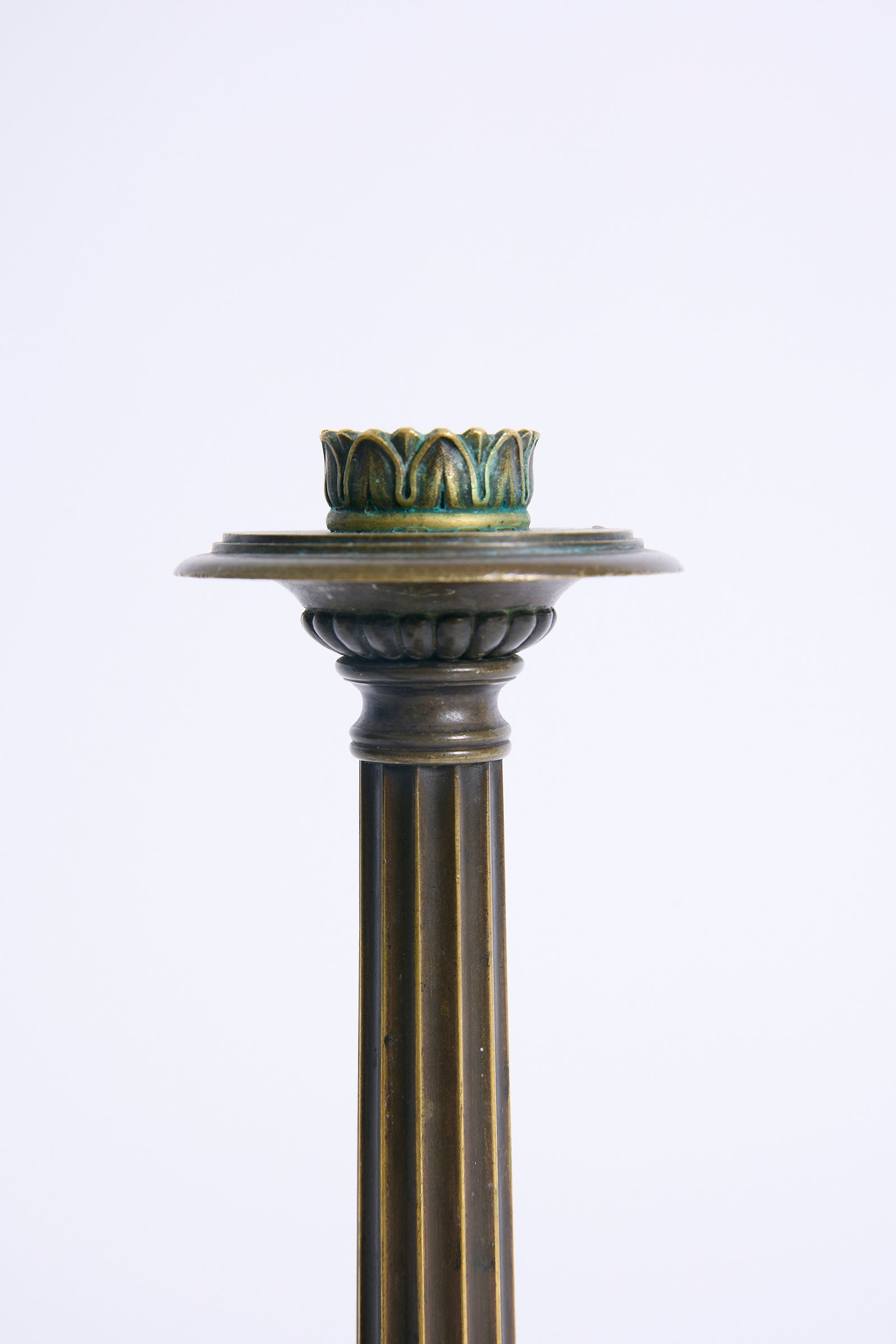 Pair of Bronze Candlesticks