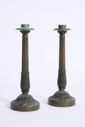 10280- Pair of Bronze Candlesticks