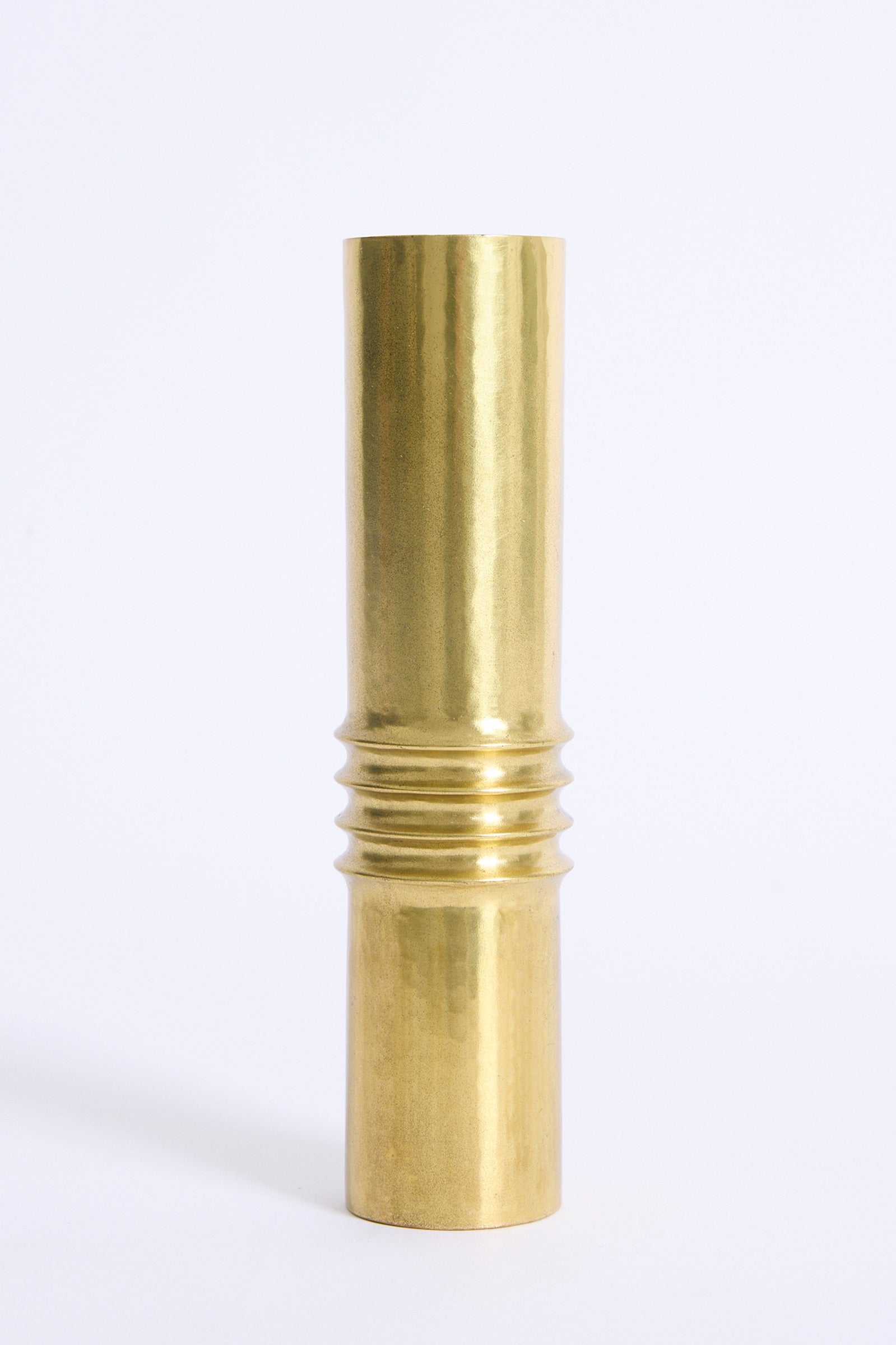 10296- Brass Tube Vase